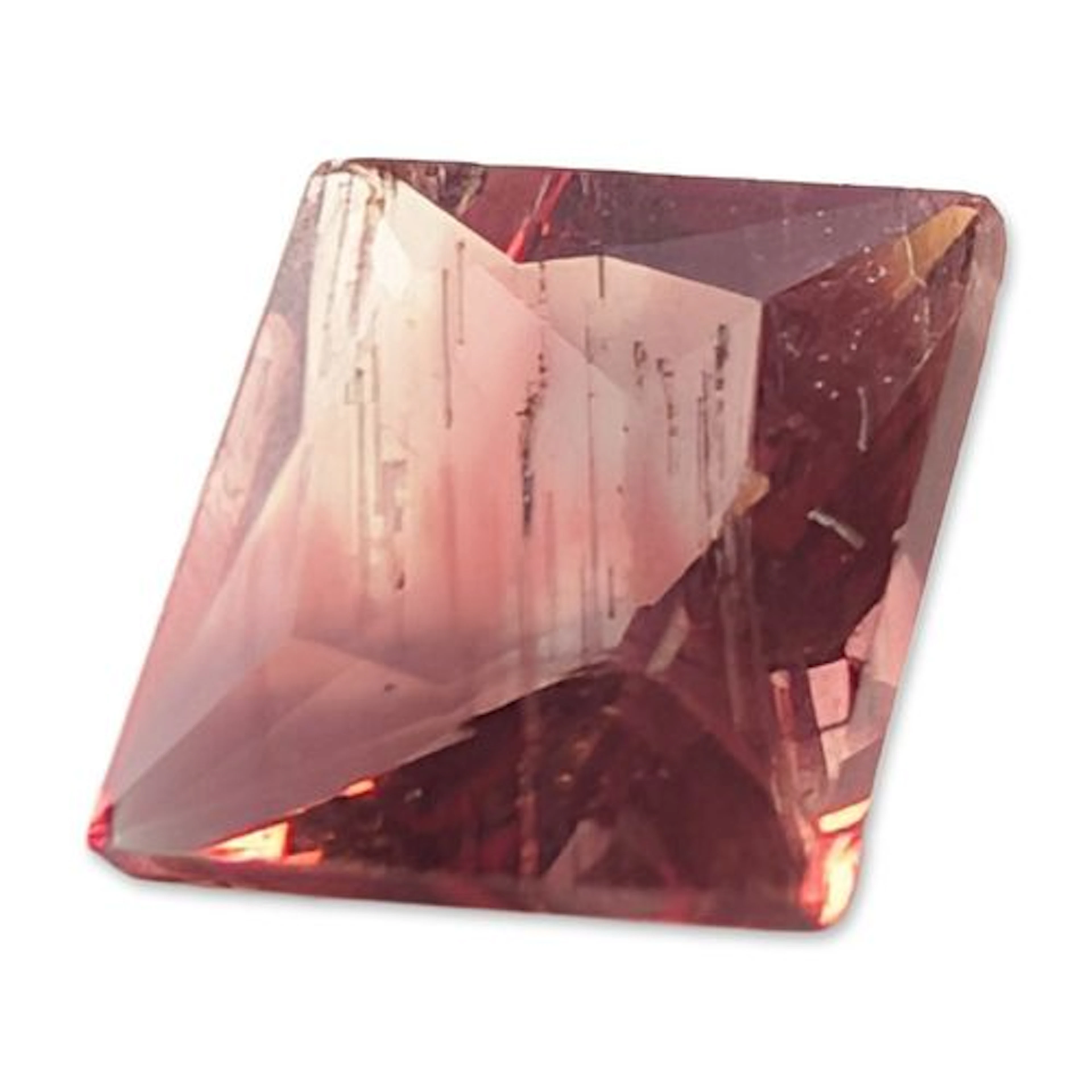 Lozenge Cut Pink Stone