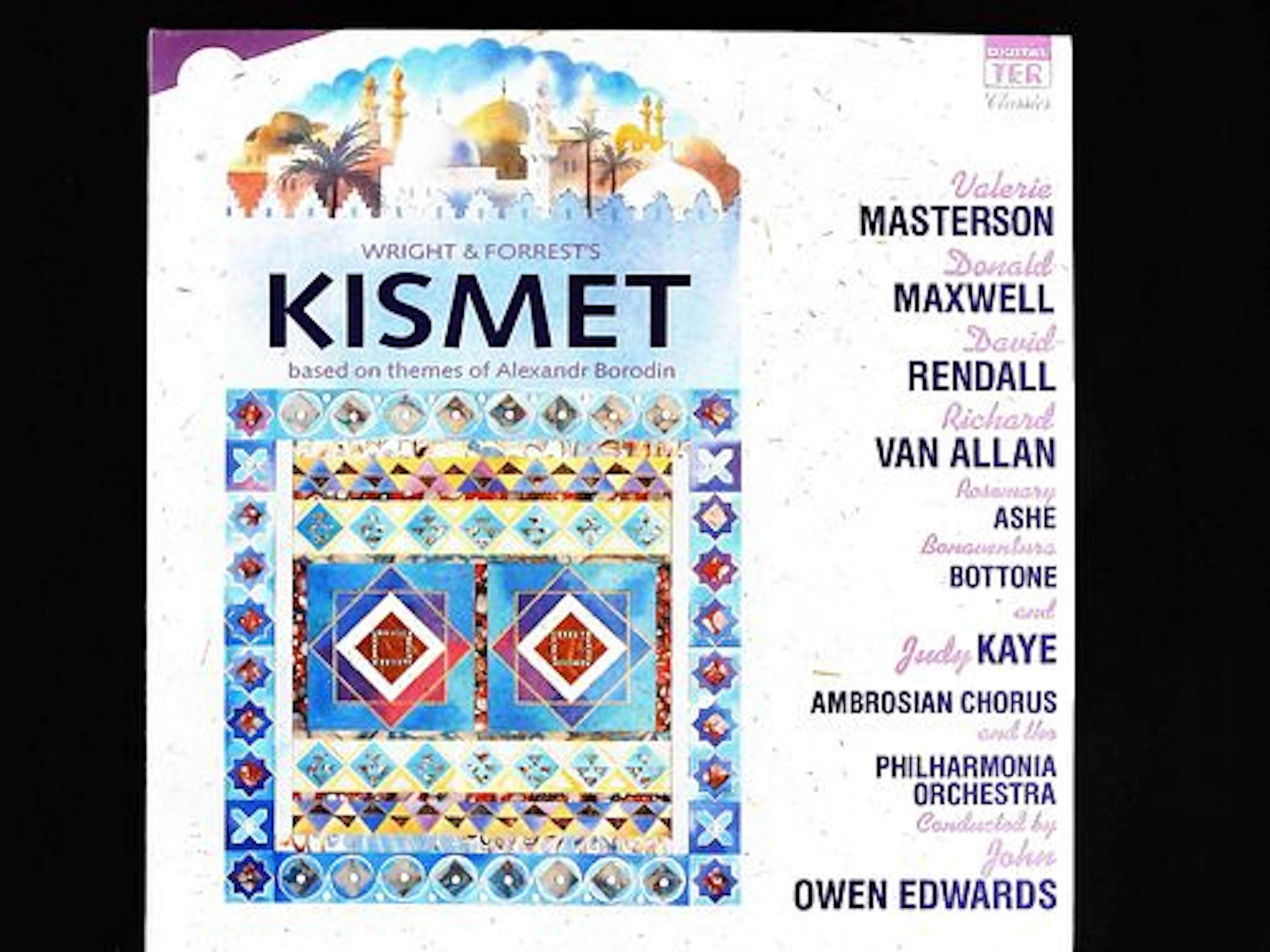 Wright and Forrest Kismet Complete Recording TER Classics Double Vinyl LP 1990