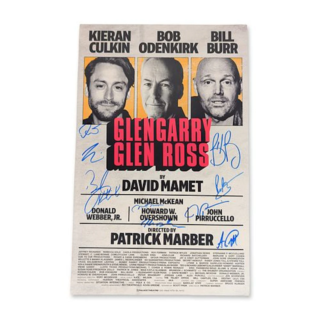 Glengarry Glen Ross 2025 Broadway Signed Poster