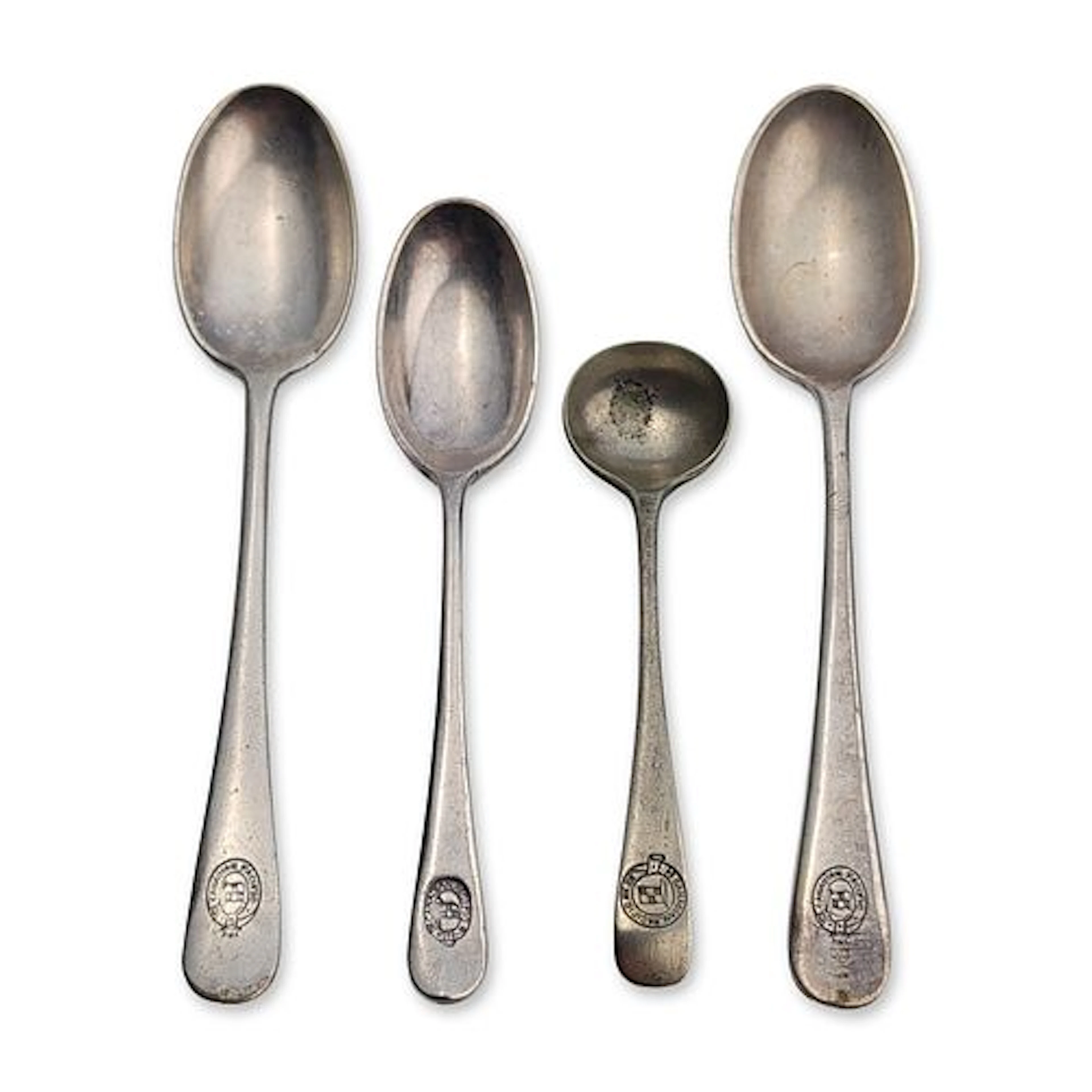 4pc Group of Canadian Pacific Railway Silver-Plated Spoons