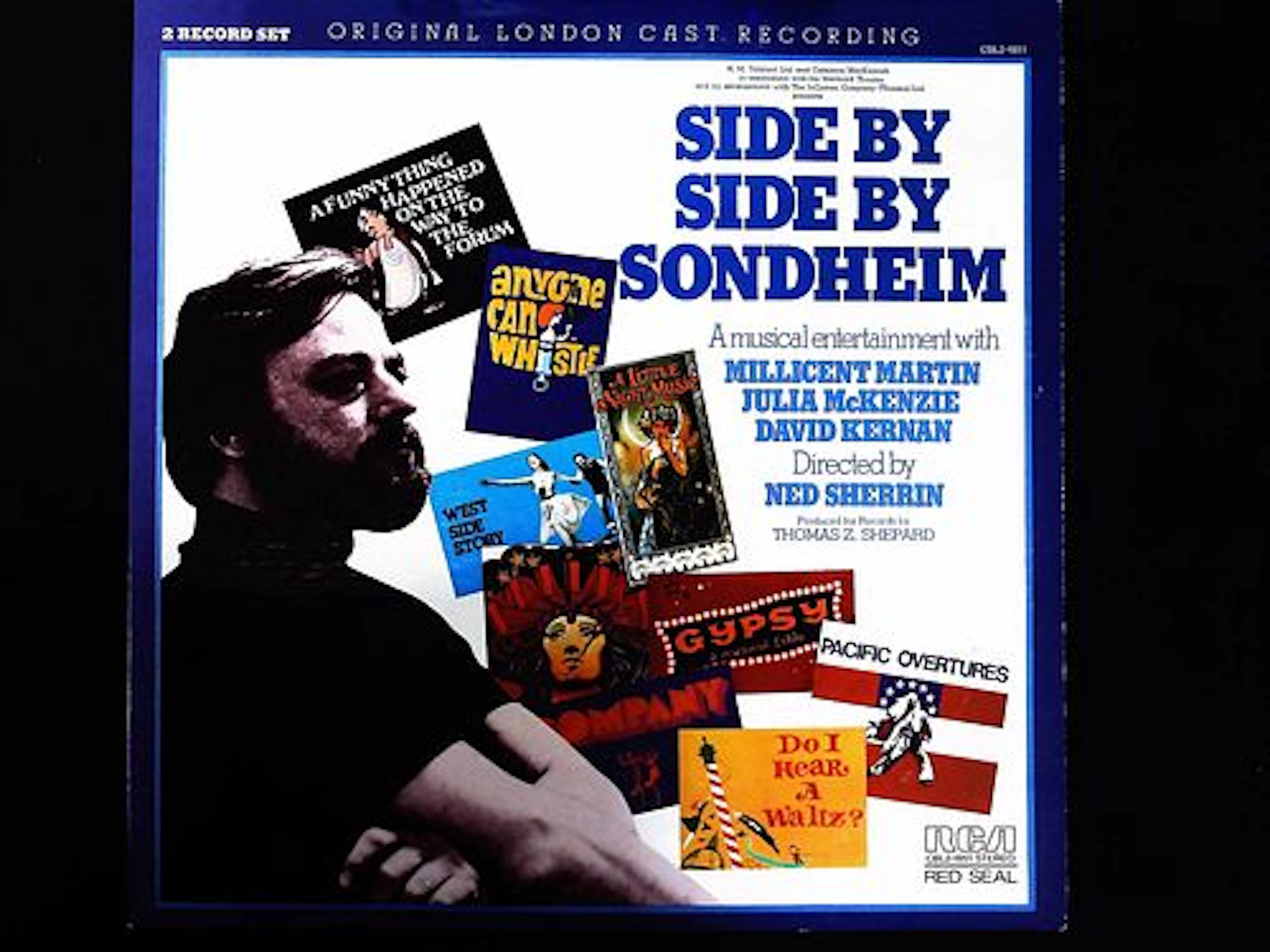 Side By Side By Sondheim Original London Cast Recording 2 LP Set RCA 1976