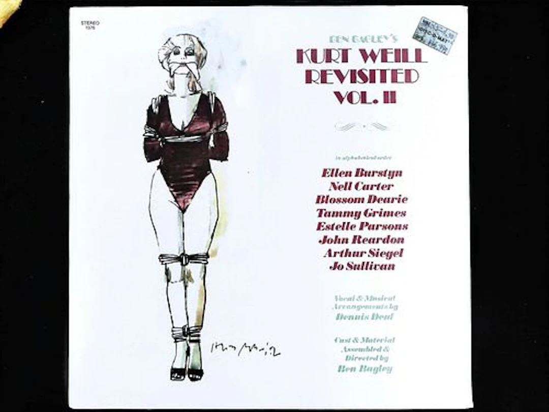 Vintage Ben Bagley's Kurt Weill Revisited Vol. II Vinyl Album Cover STEREO 1376