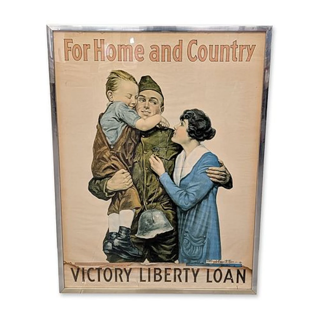 Alfred Everitt Orr (American 1886-1927) WWI Victory Liberty Loan Lithograph