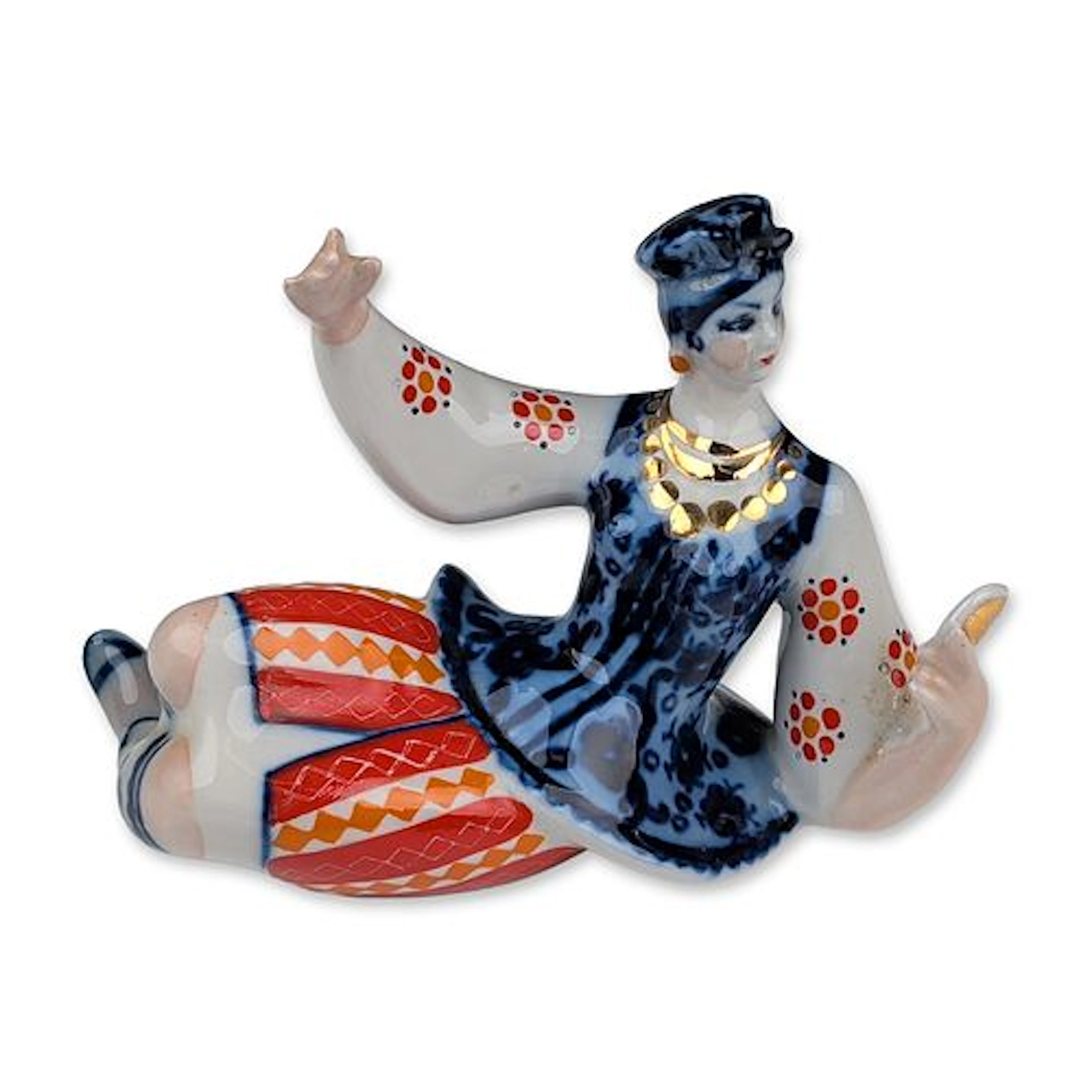 Kiev URSS Porcelain Folk Dancer Figurine
