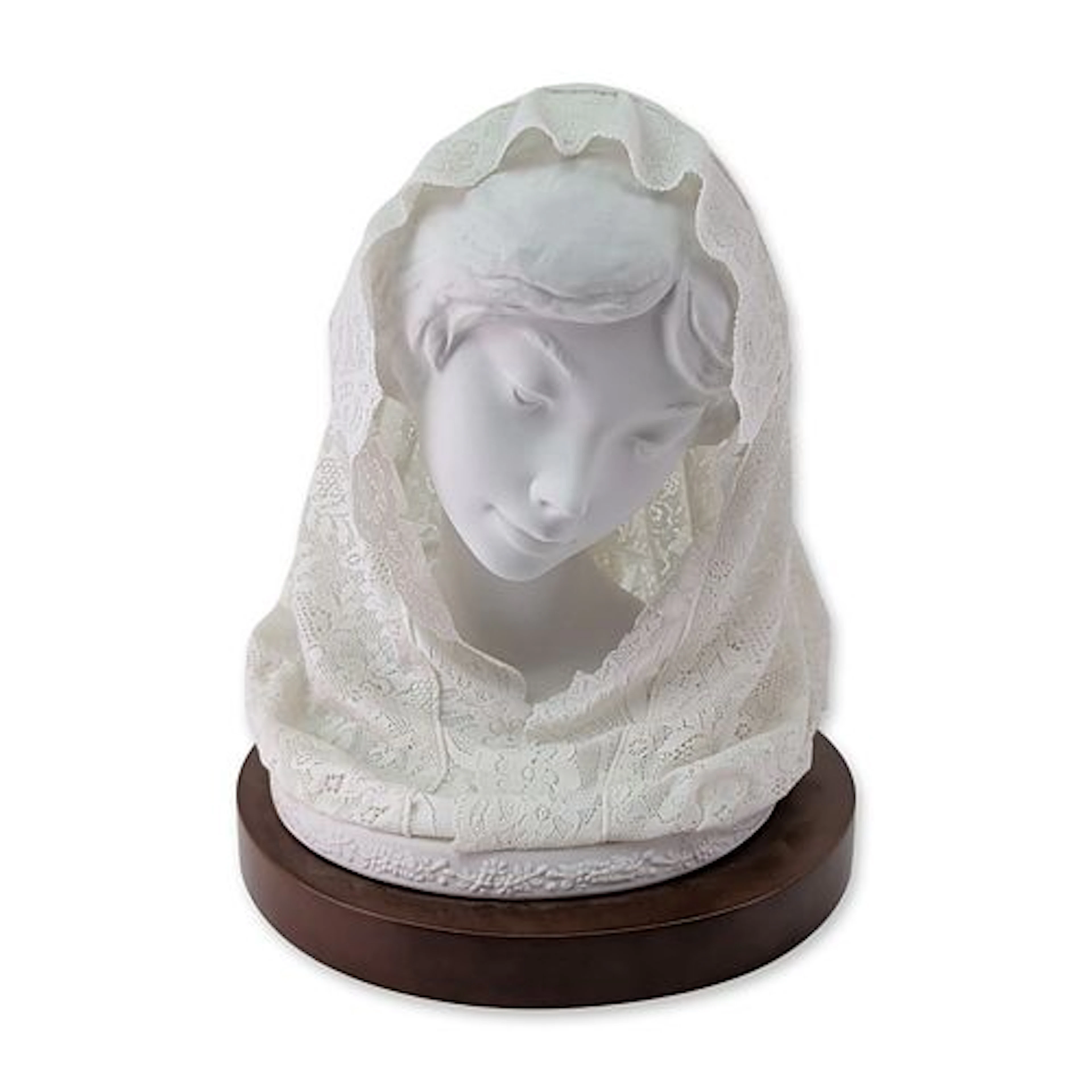 Lladro Small Porcelain Bust with Veil 11539