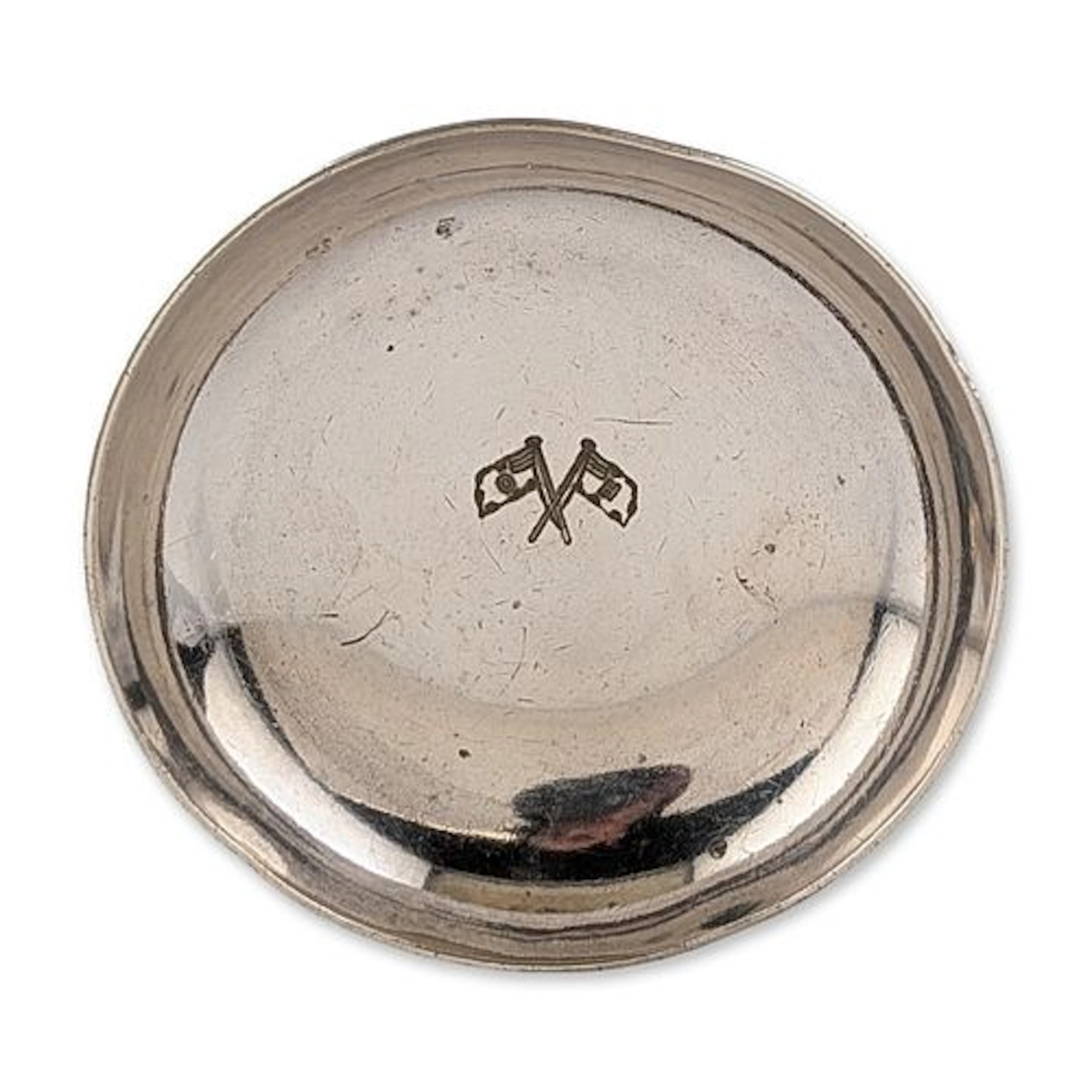 Gero for Holland America Line Silver Plated Butter Dish
