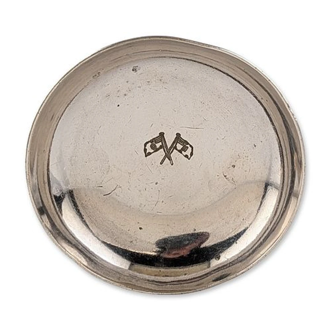 Gero for Holland America Line Silver Plated Butter Dish