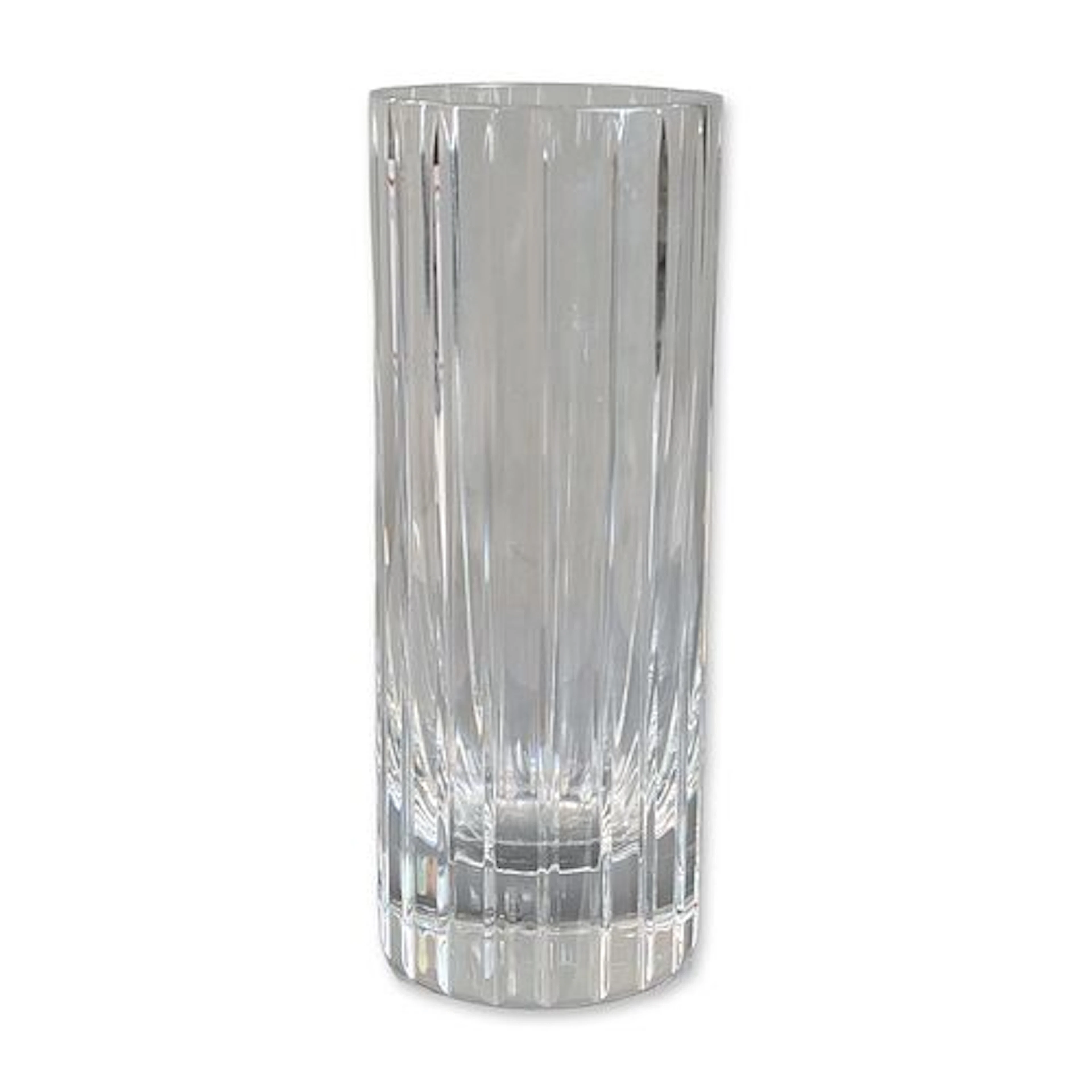 Baccarat France Crystal Cylinder Vase, Harmonie