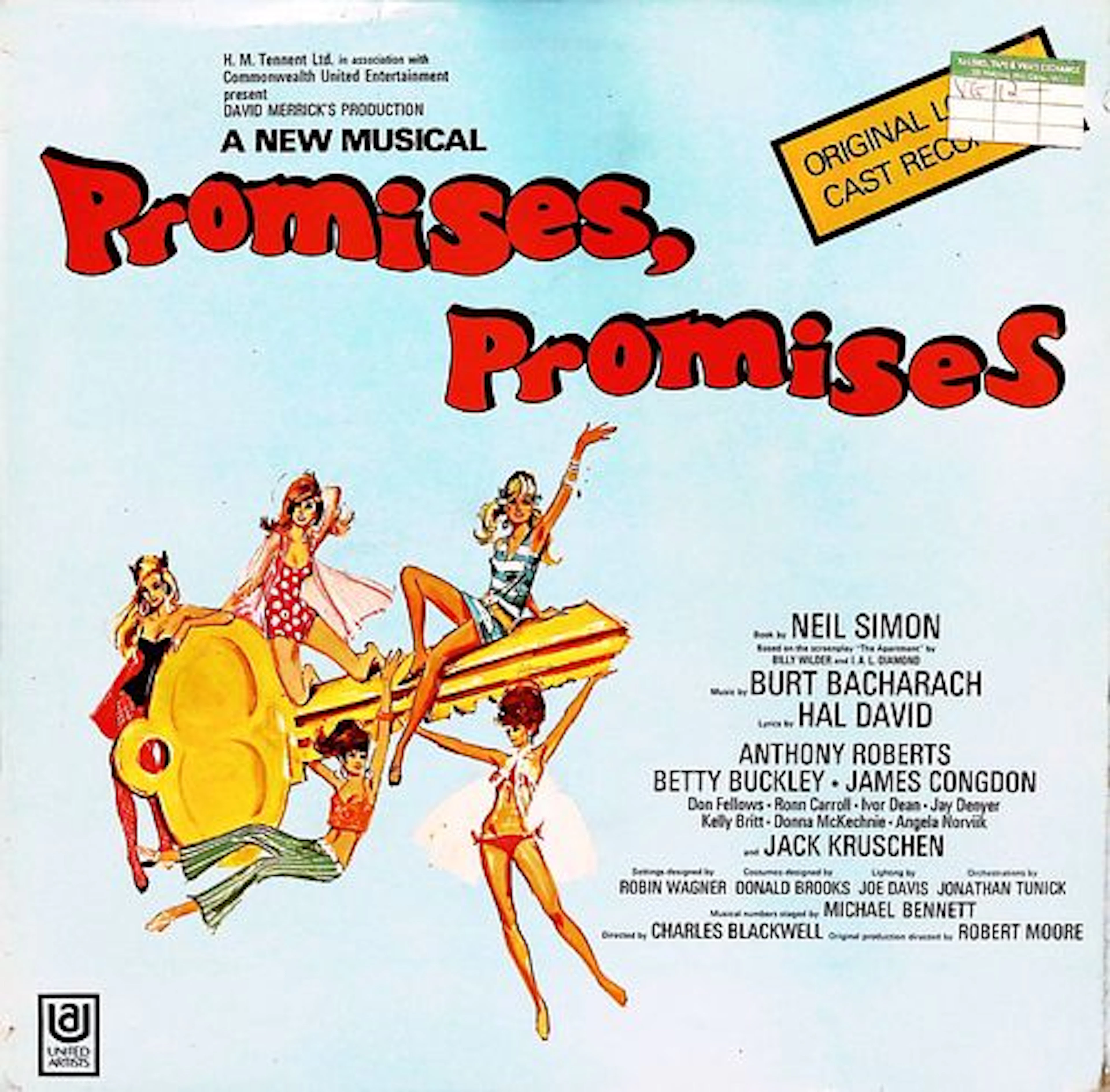 Promises, Promises: Original London Cast Recording LP