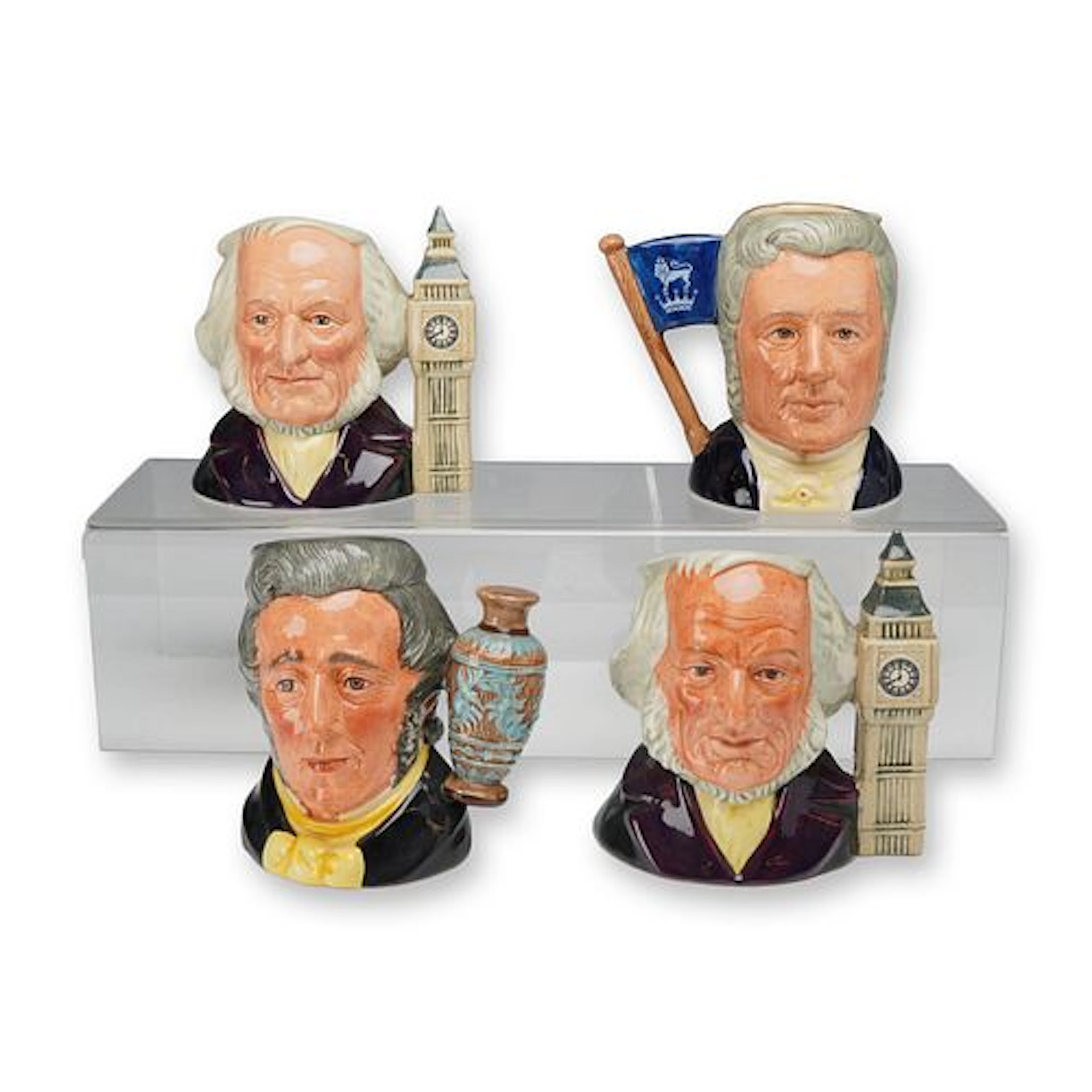 4pc Royal Doulton Collectors Club Small Character Jugs