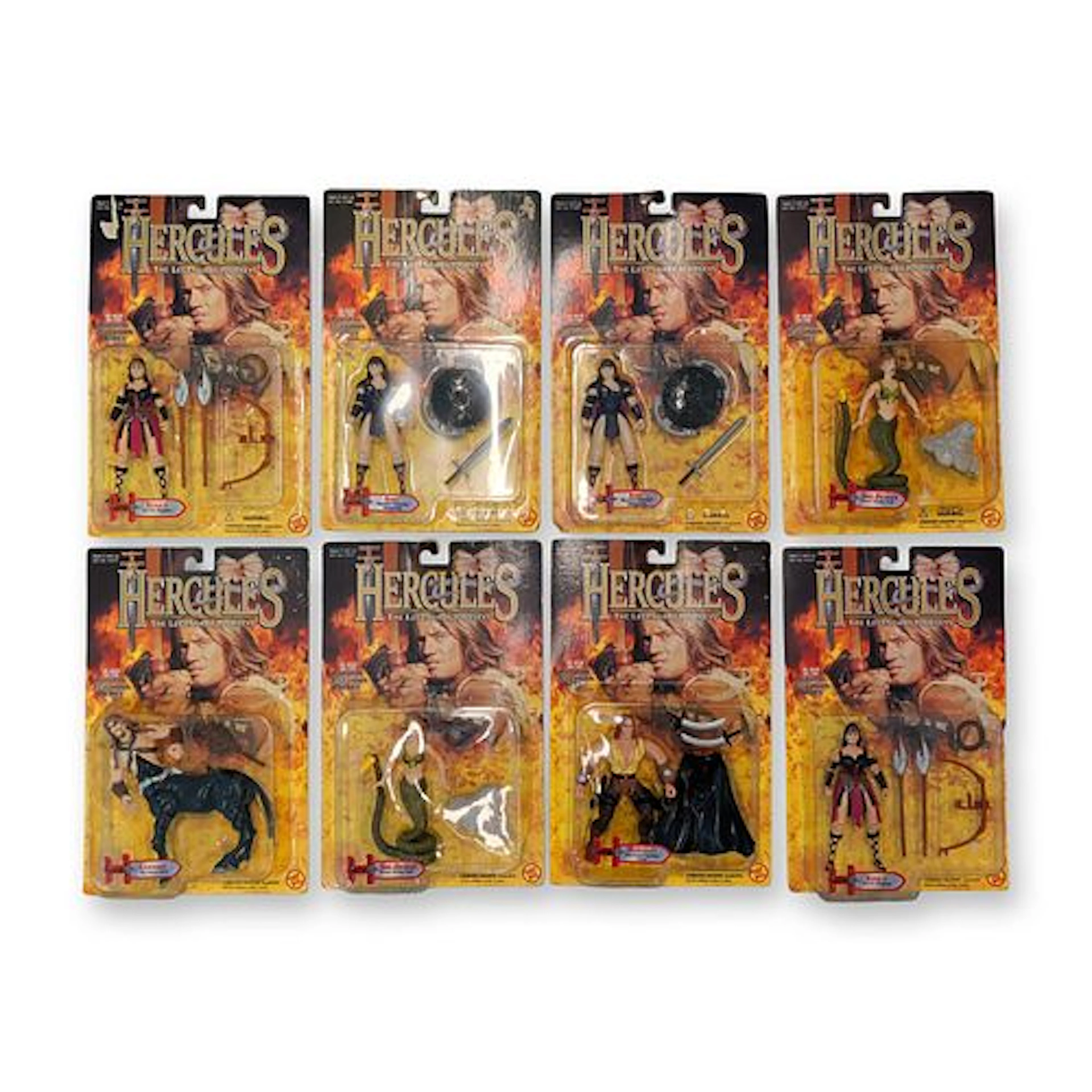 8pc Toy Biz Hercules The Legendary Journeys Action Figurines