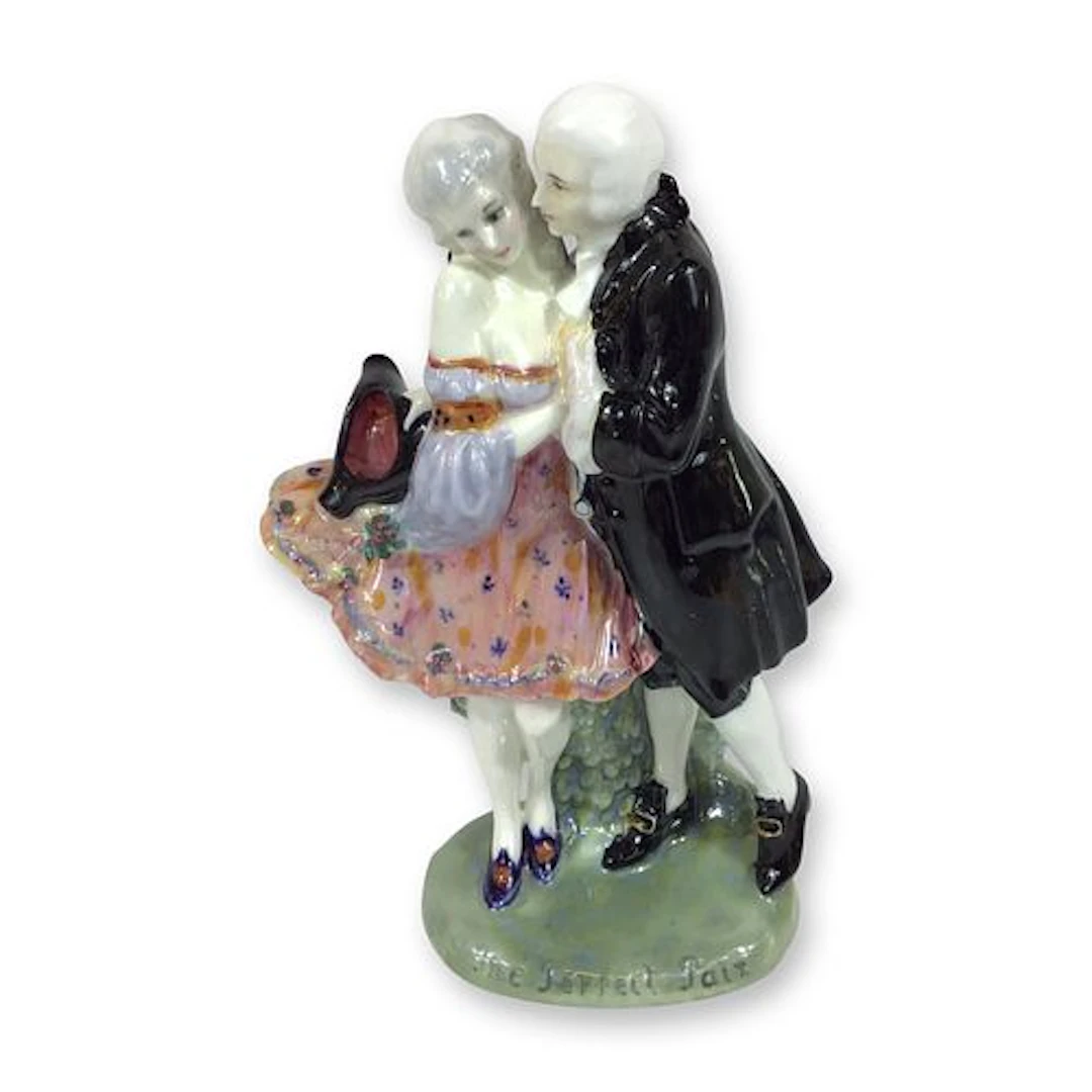 Royal Doulton Prototype Colorway Figurine, The Perfect Pair HN581