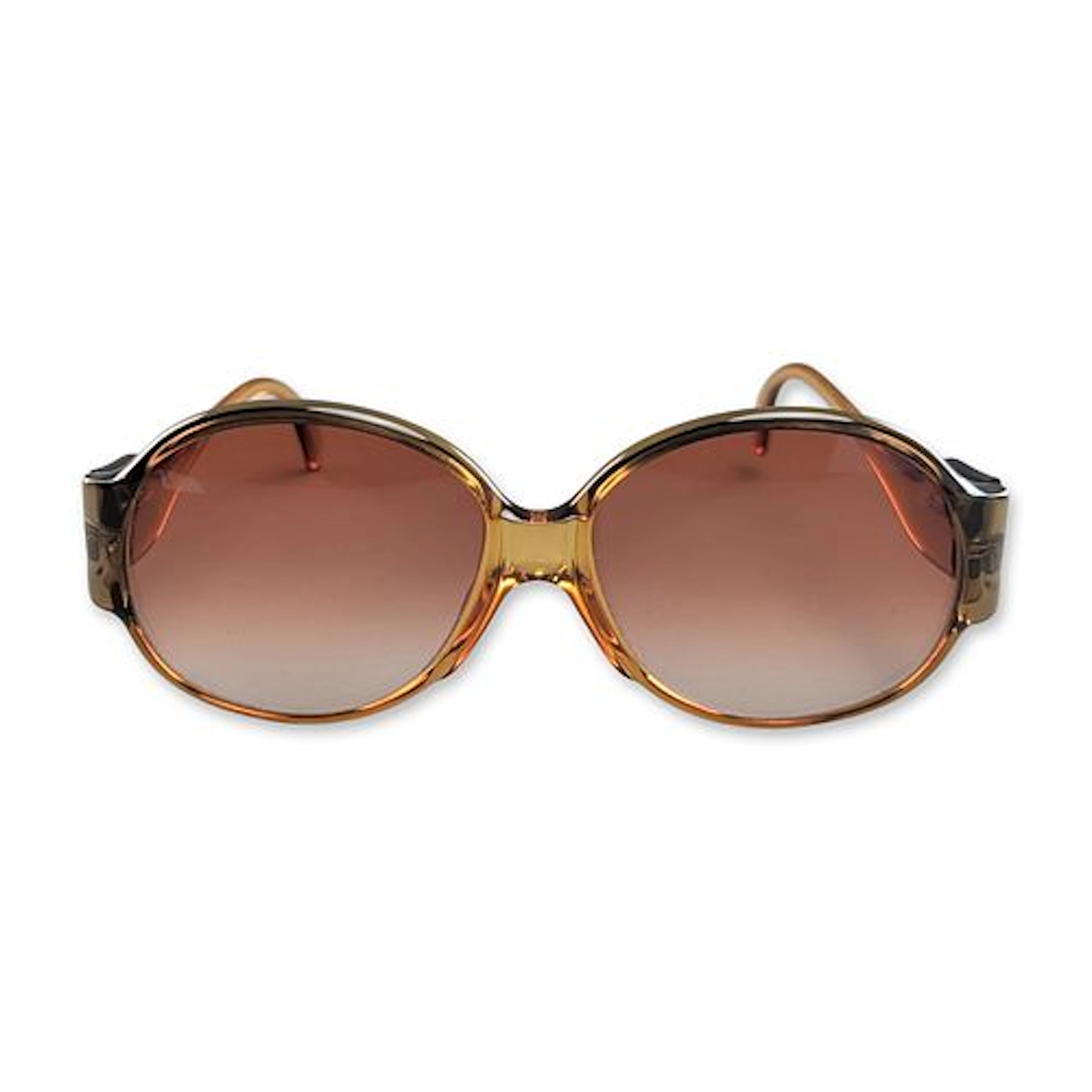 Zeiss Marwitz West German Oversized Honey Acetate Sunglasses