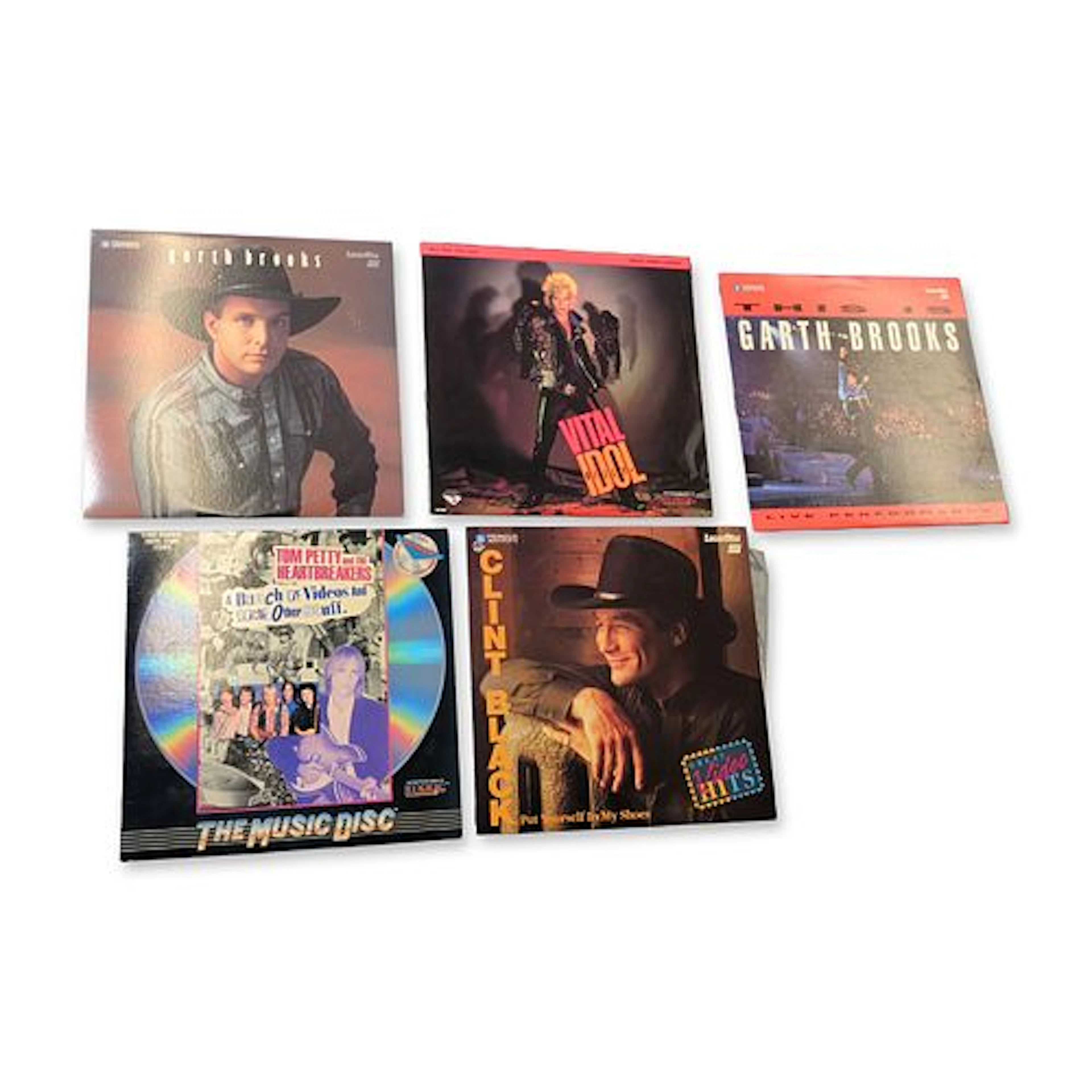 A Collection of Five Music Video LaserDiscs Featuring Garth Brooks