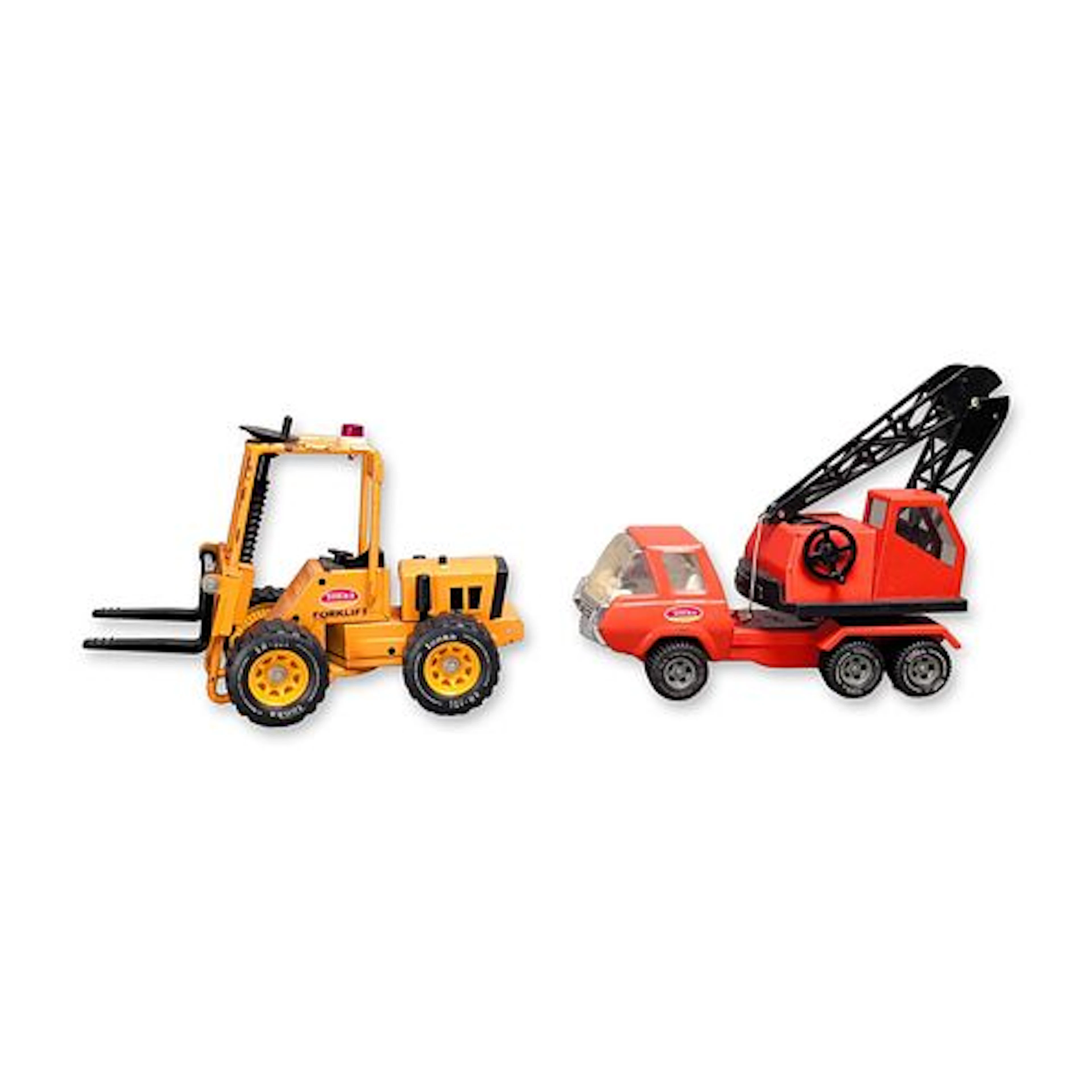 2pc Tonka Pressed Steel Construction Vehicles