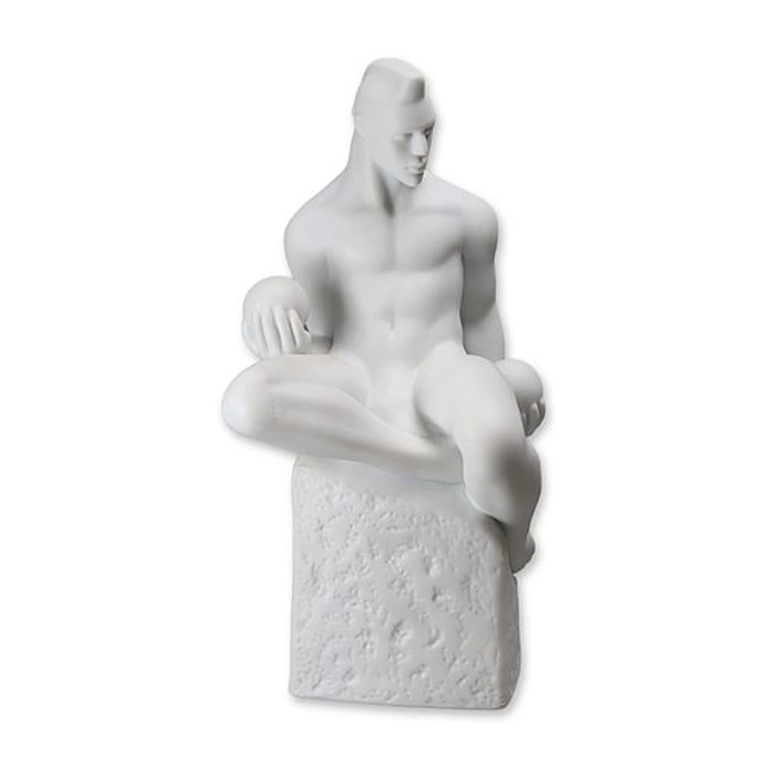 Royal Copenhagen Pia Langelund Bisque Porcelain Libra Figurine