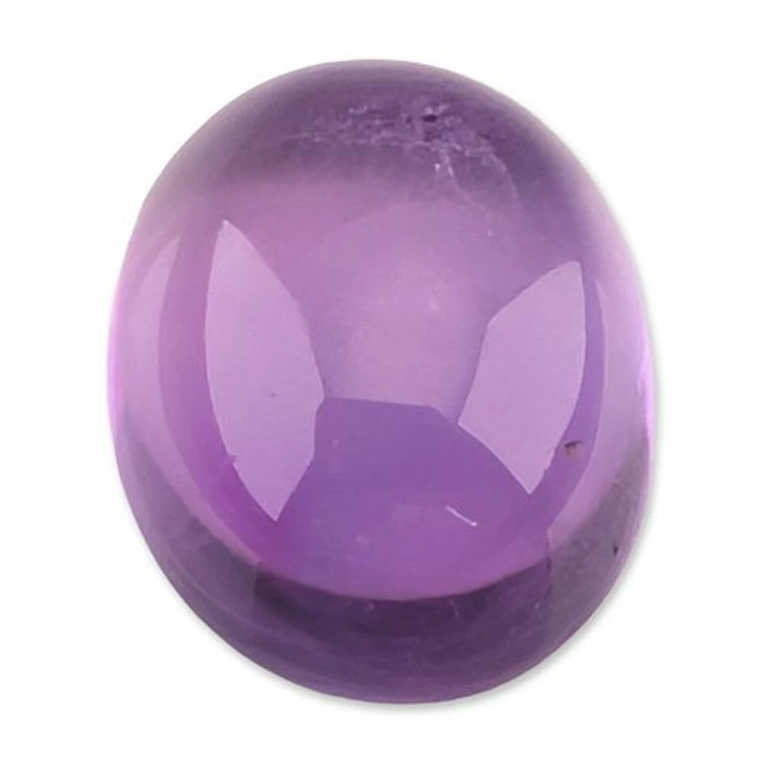 Natural Purple Amethyst Oval Cabochon