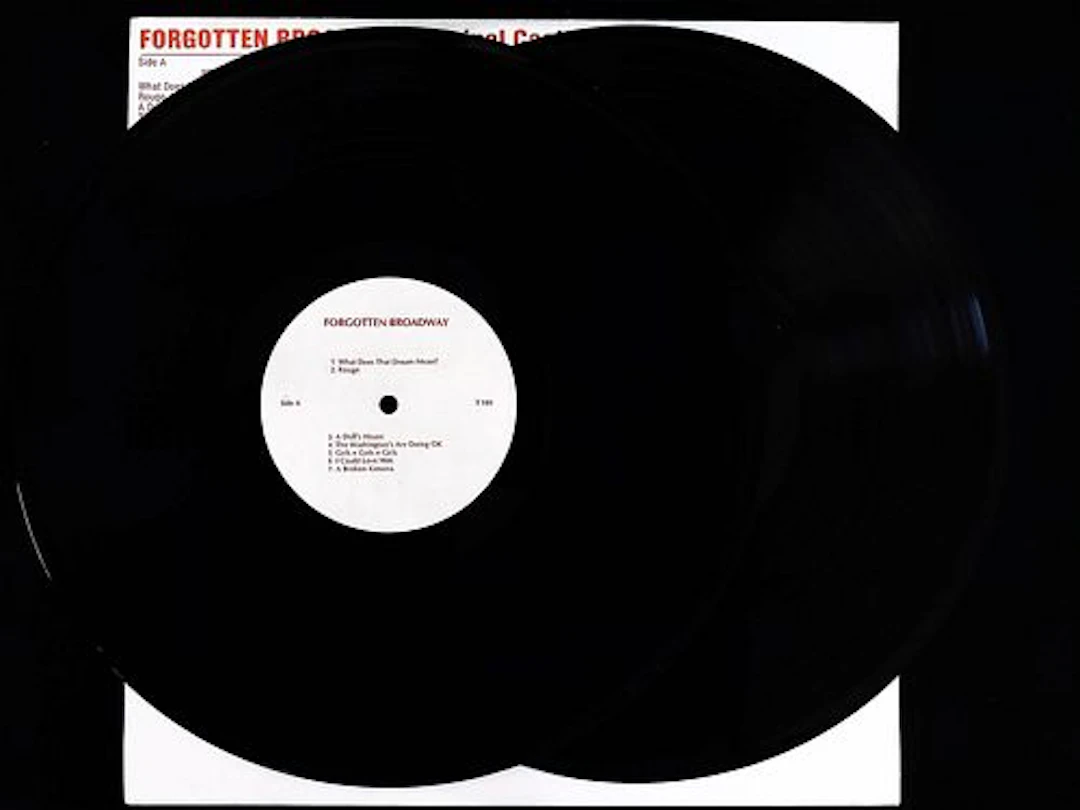 Forgotten Broadway Original Cast Recordings Double Vinyl LP