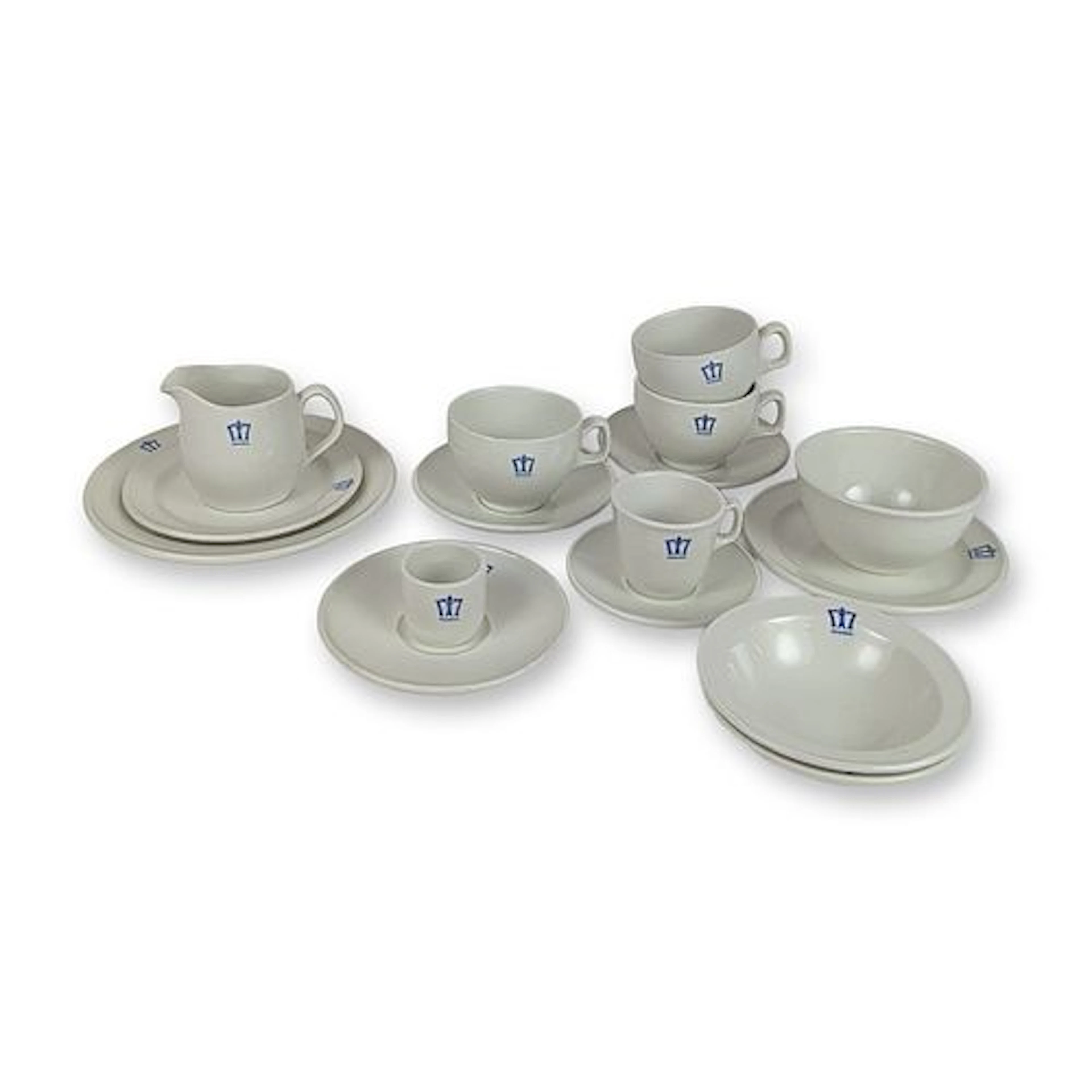 16pc Steelite for Greek Line Steamship Tableware Service