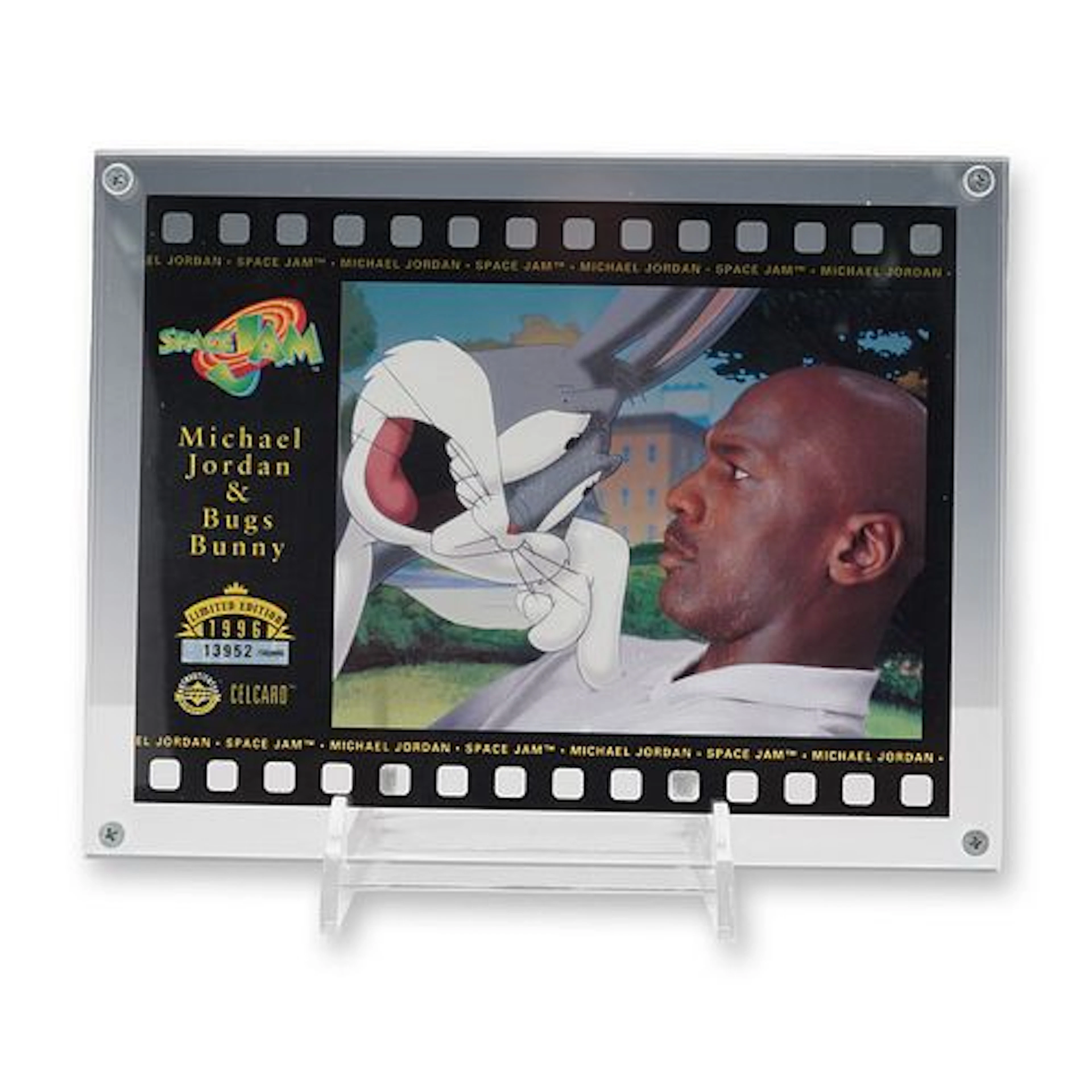 Upper Deck 1996 Space Jam Michael Jordan Bugs Bunny Celcard