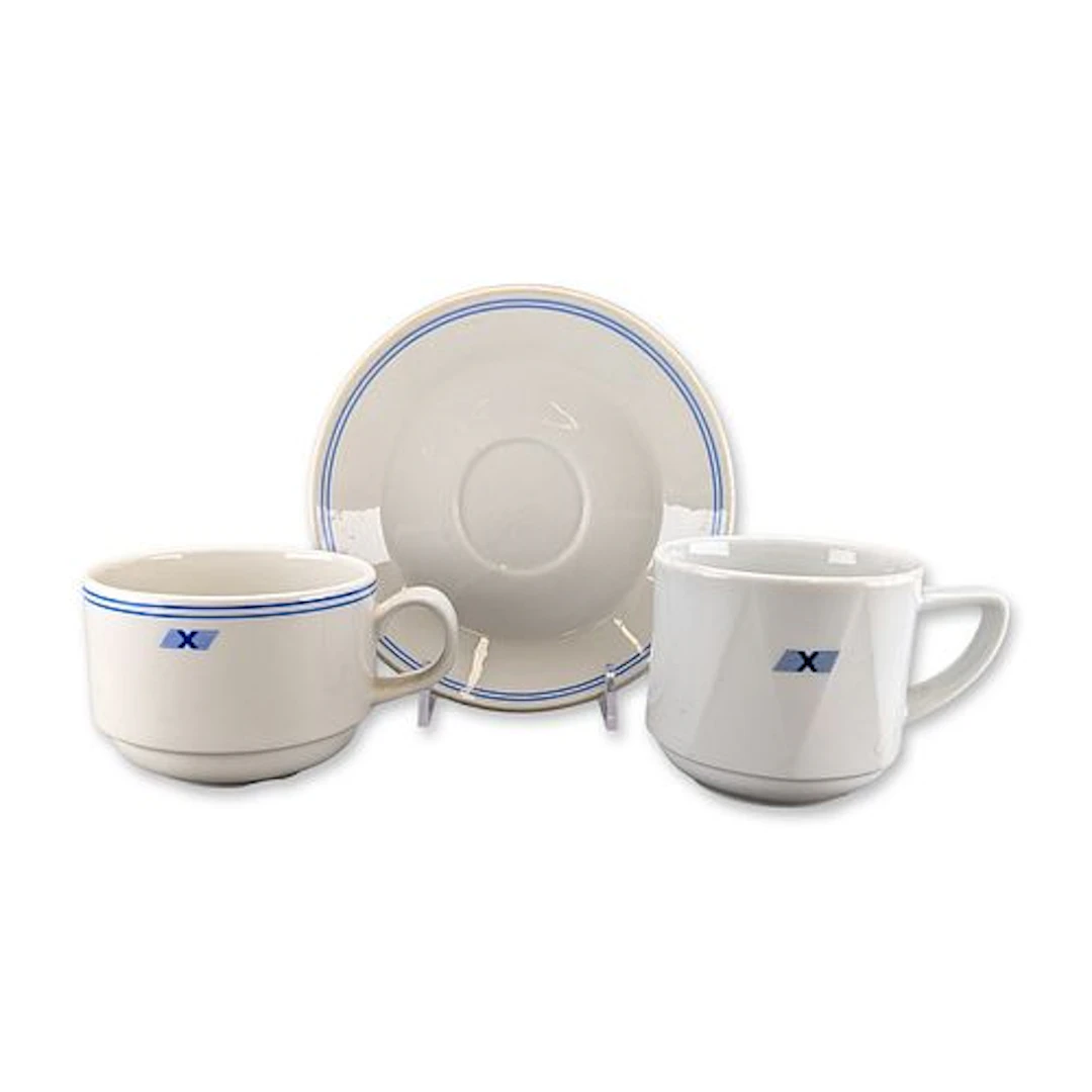 3pc Steelite and Bauscher Eastern Express Ceramic Tableware Trio