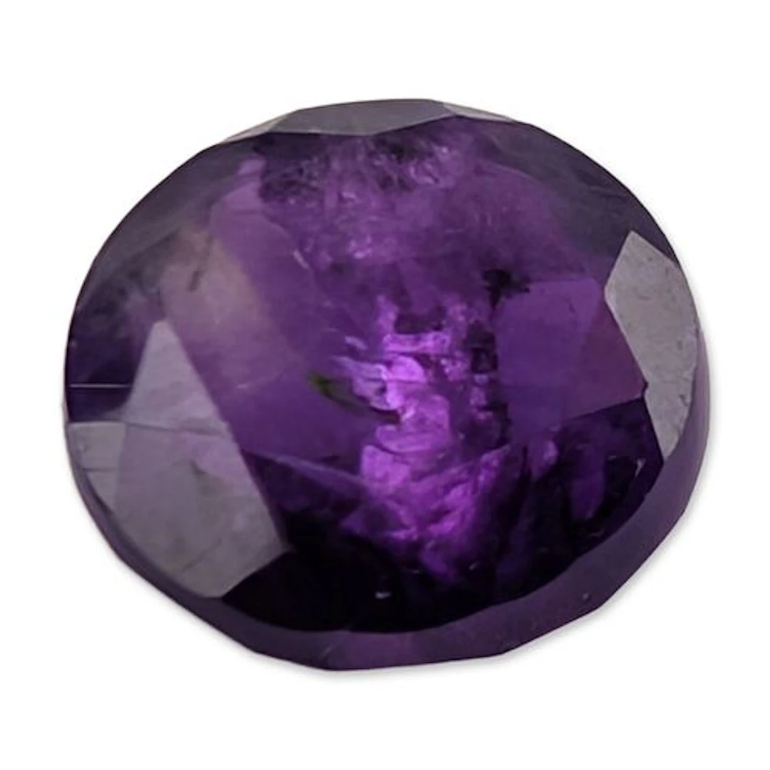 Loose Oval Faceted Purple Amethyst