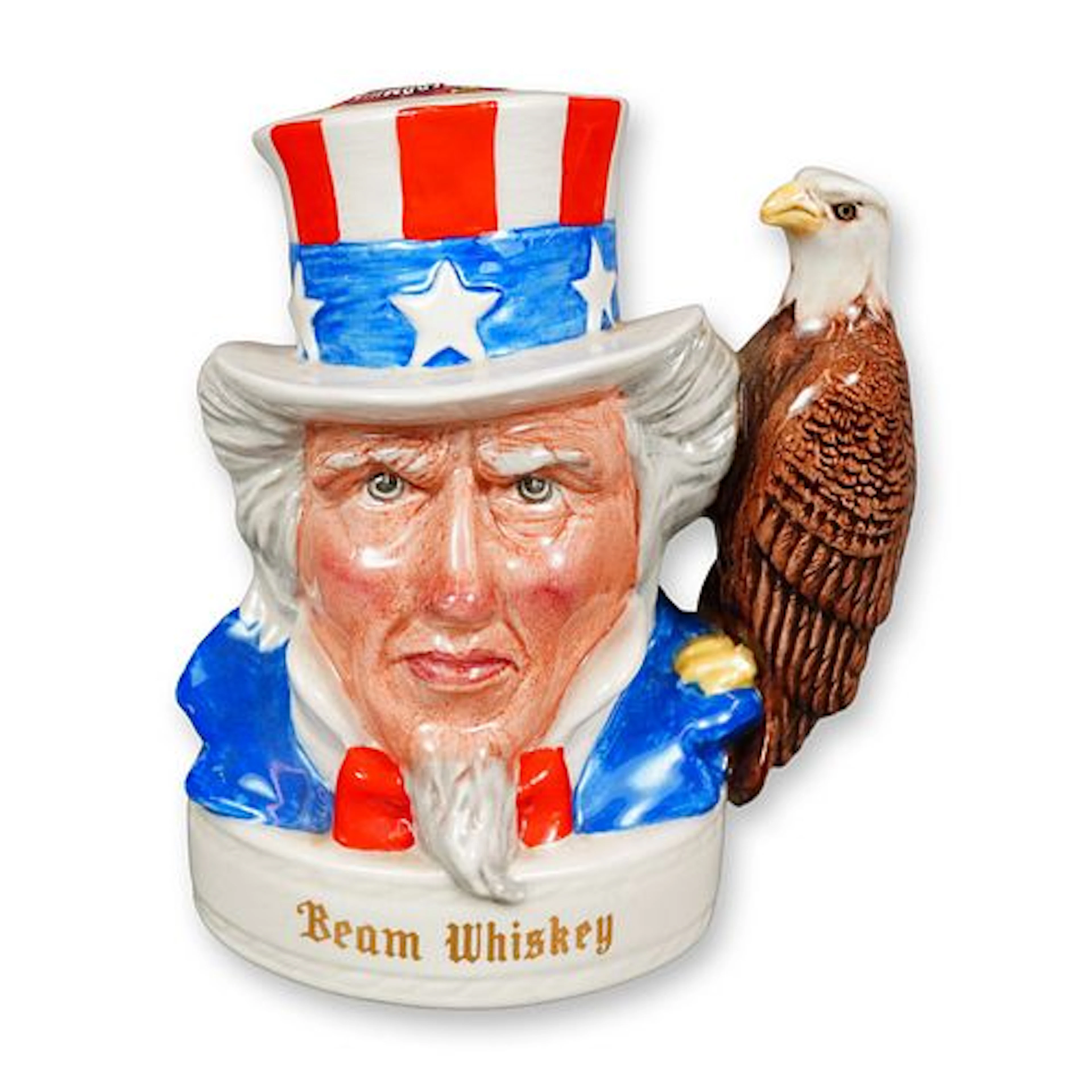Royal Doulton with Jim Beam Bourbon Whiskey Small Container Jug, Uncle