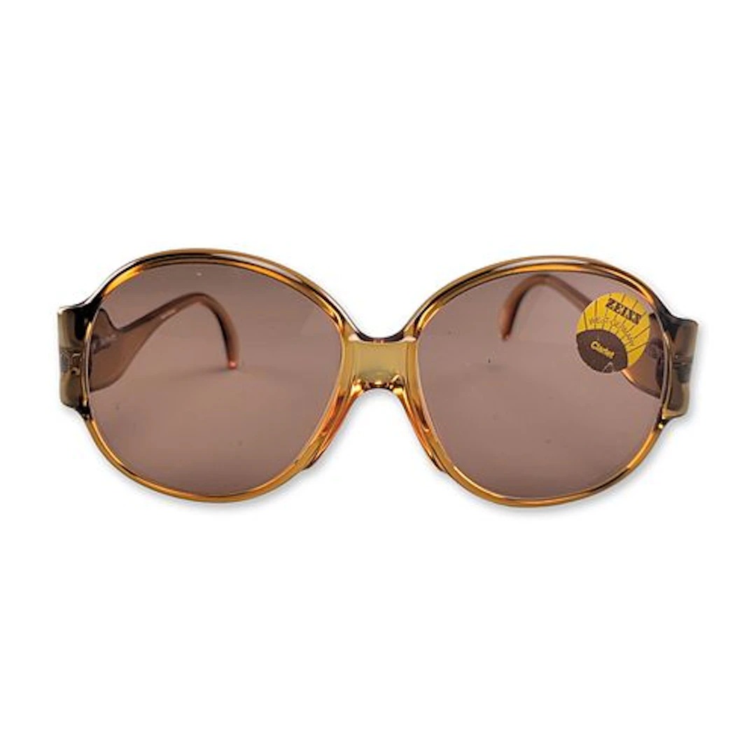 Zeiss Marwitz West German Oversized Amber Sunglasses