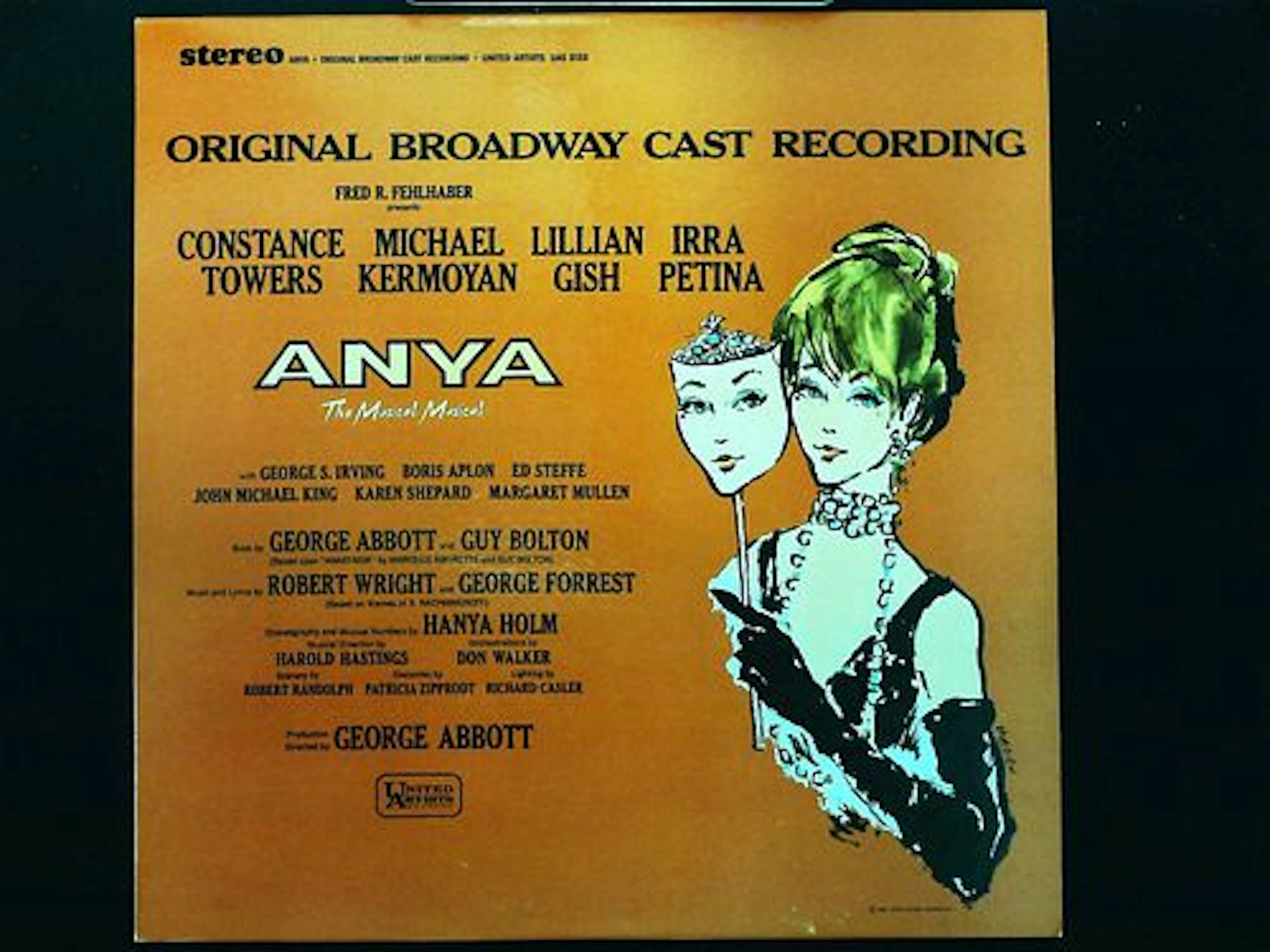Wright, Robert and George Forrest. Anya: Original Broadway Cast Recording.