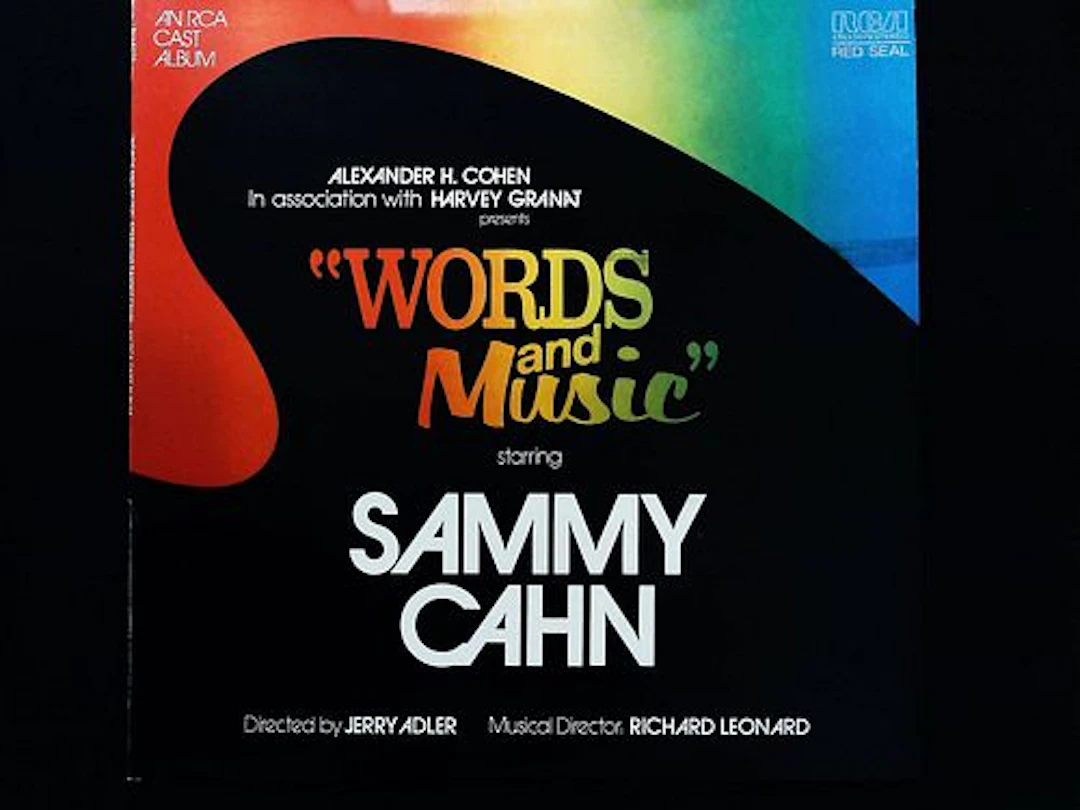 Words and Music Original Broadway Cast Recording Starring Sammy Cahn