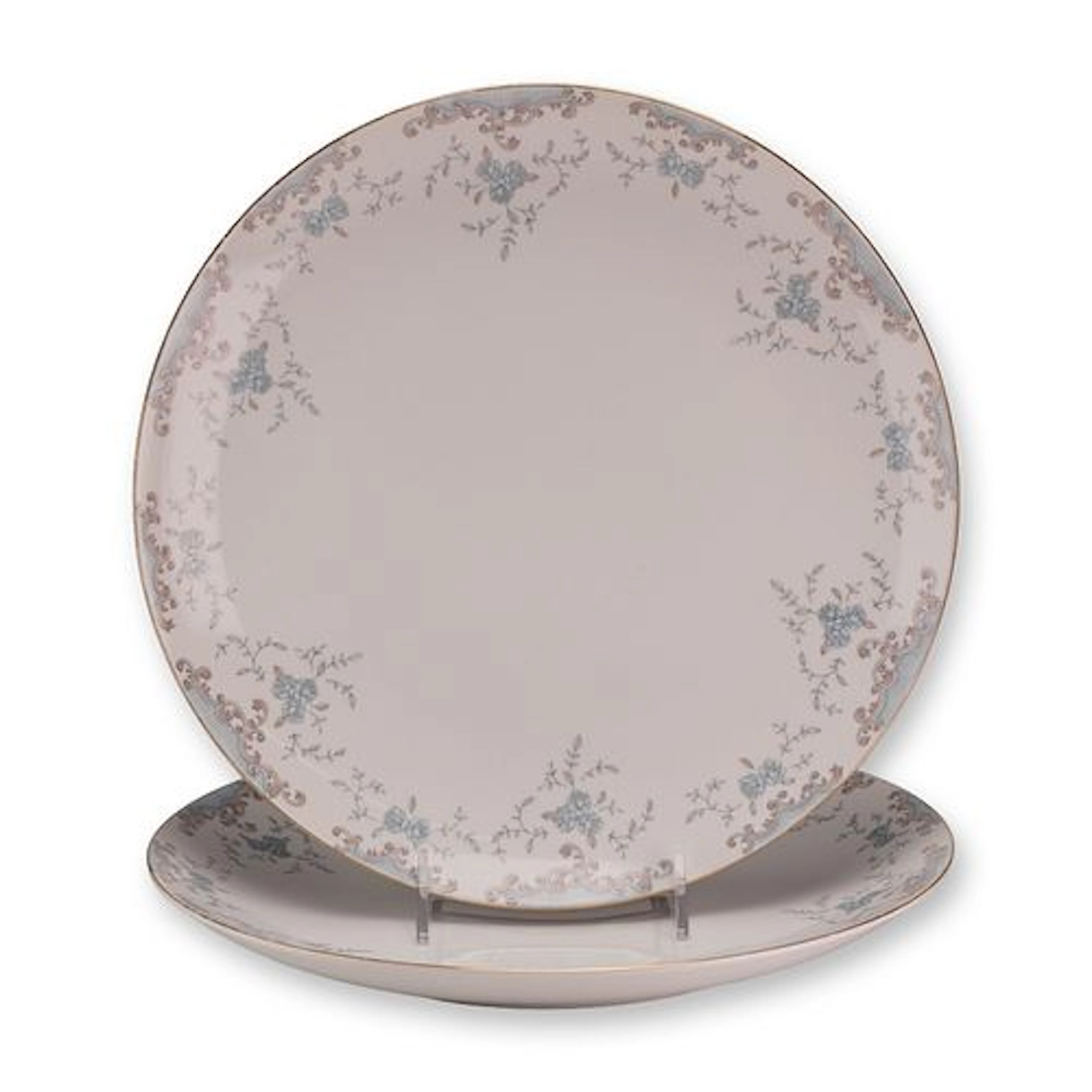 Two Mikasa Fine China Service Plates, Seville