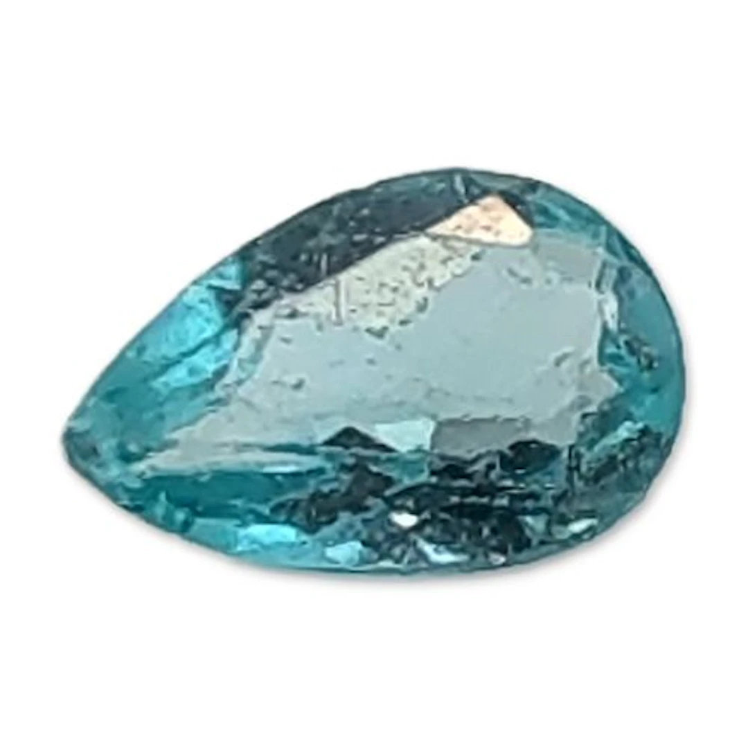 Pear-Cut Blue-Green Stone
