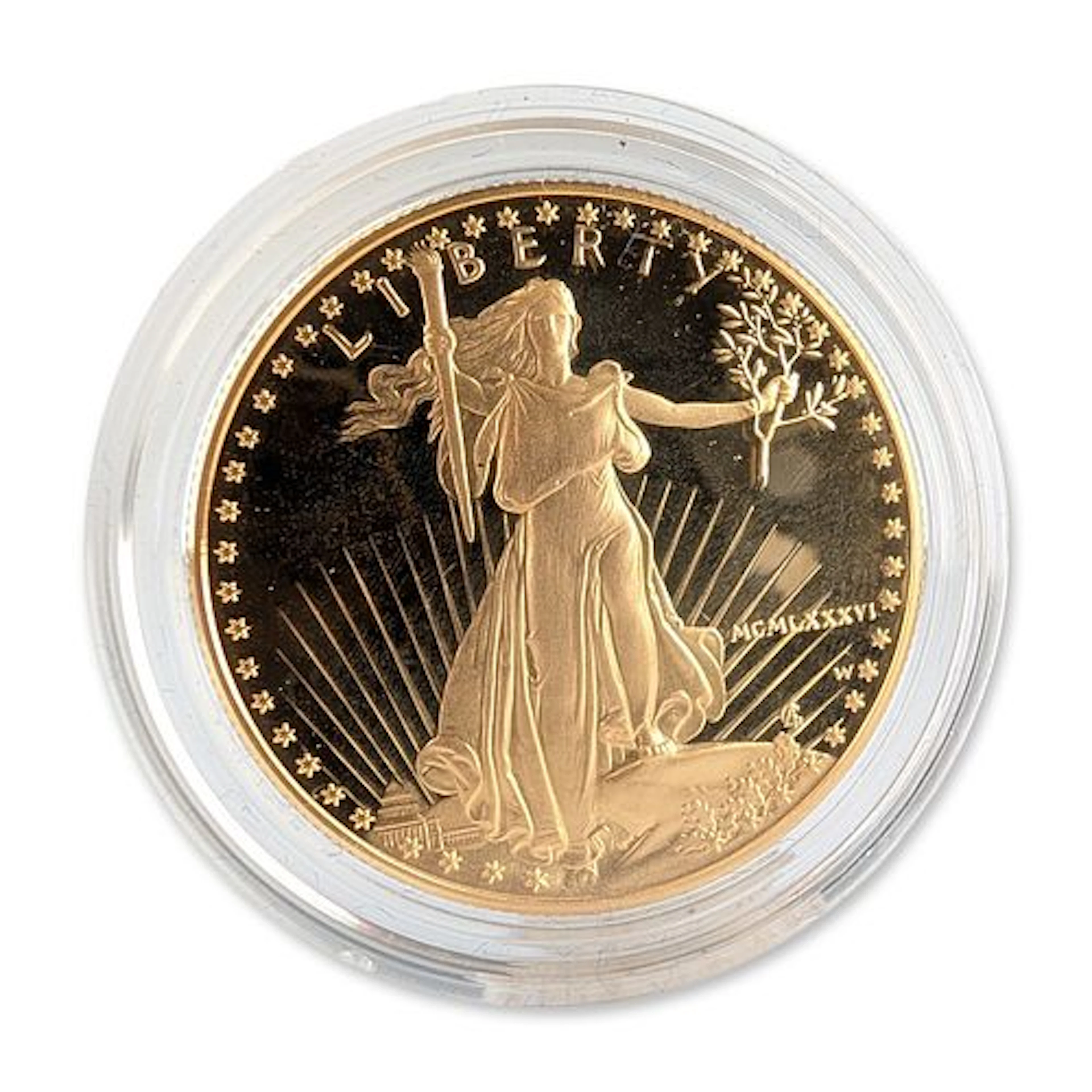 1986-W US American Eagle 1oz Fifty-Dollar Gold Proof Coin