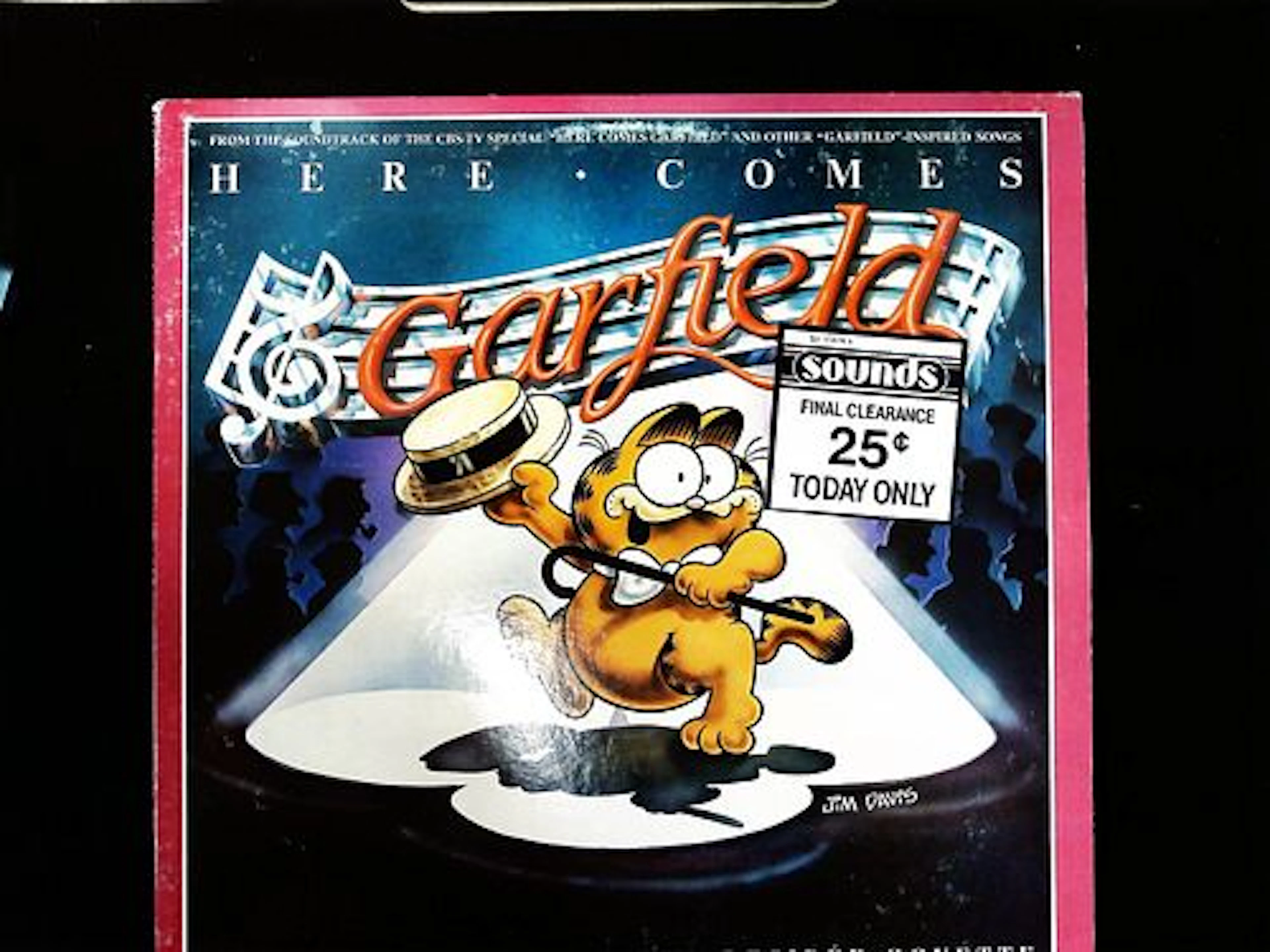 Lou Rawls and Desiree Goyette Here Comes Garfield Promotional Vinyl LP 1982
