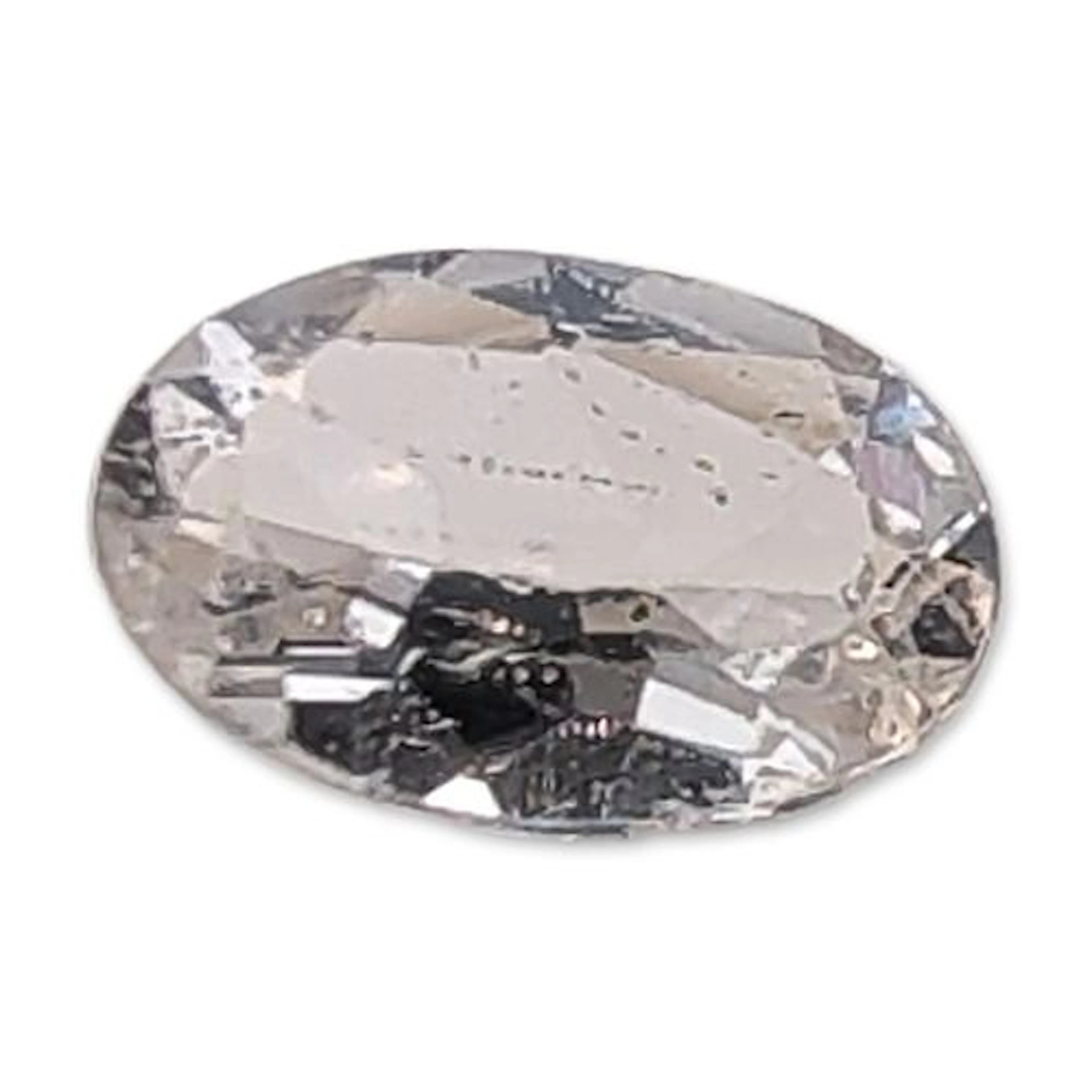 Oval Cut Colorless Loose Topaz Gemstone