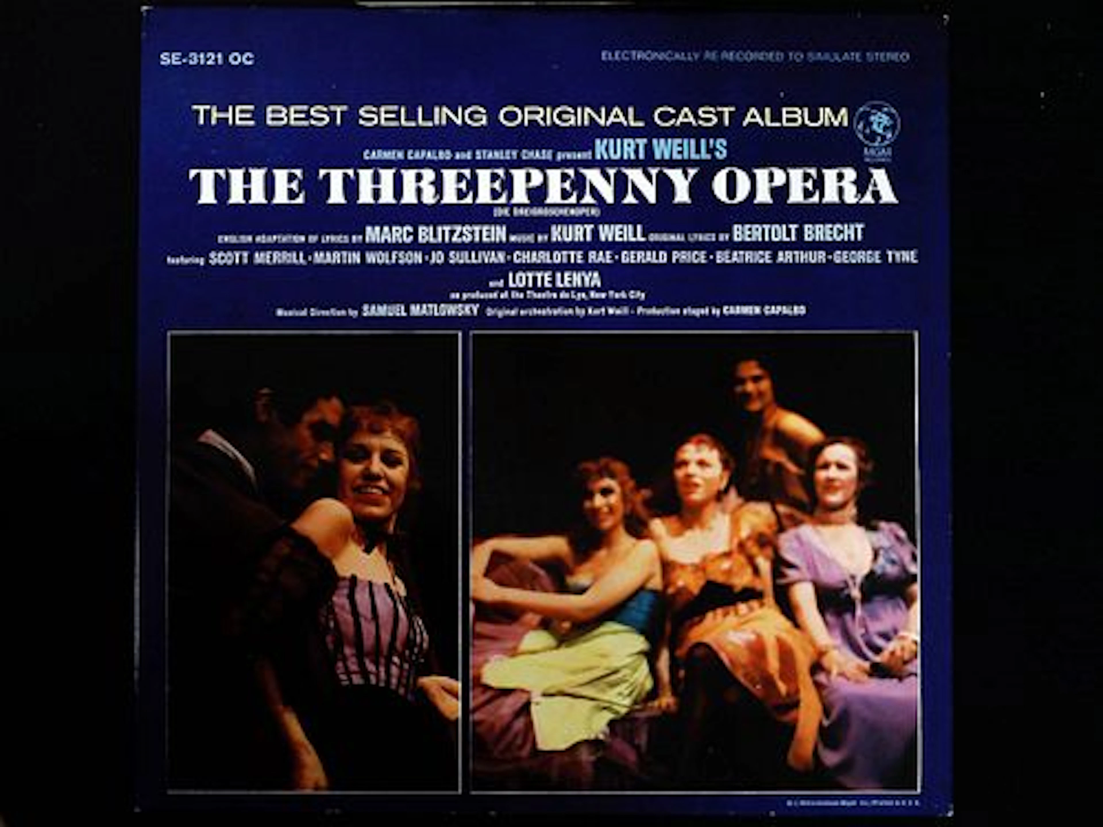 Kurt Weill The Threepenny Opera Original Off-Broadway Cast Album MGM