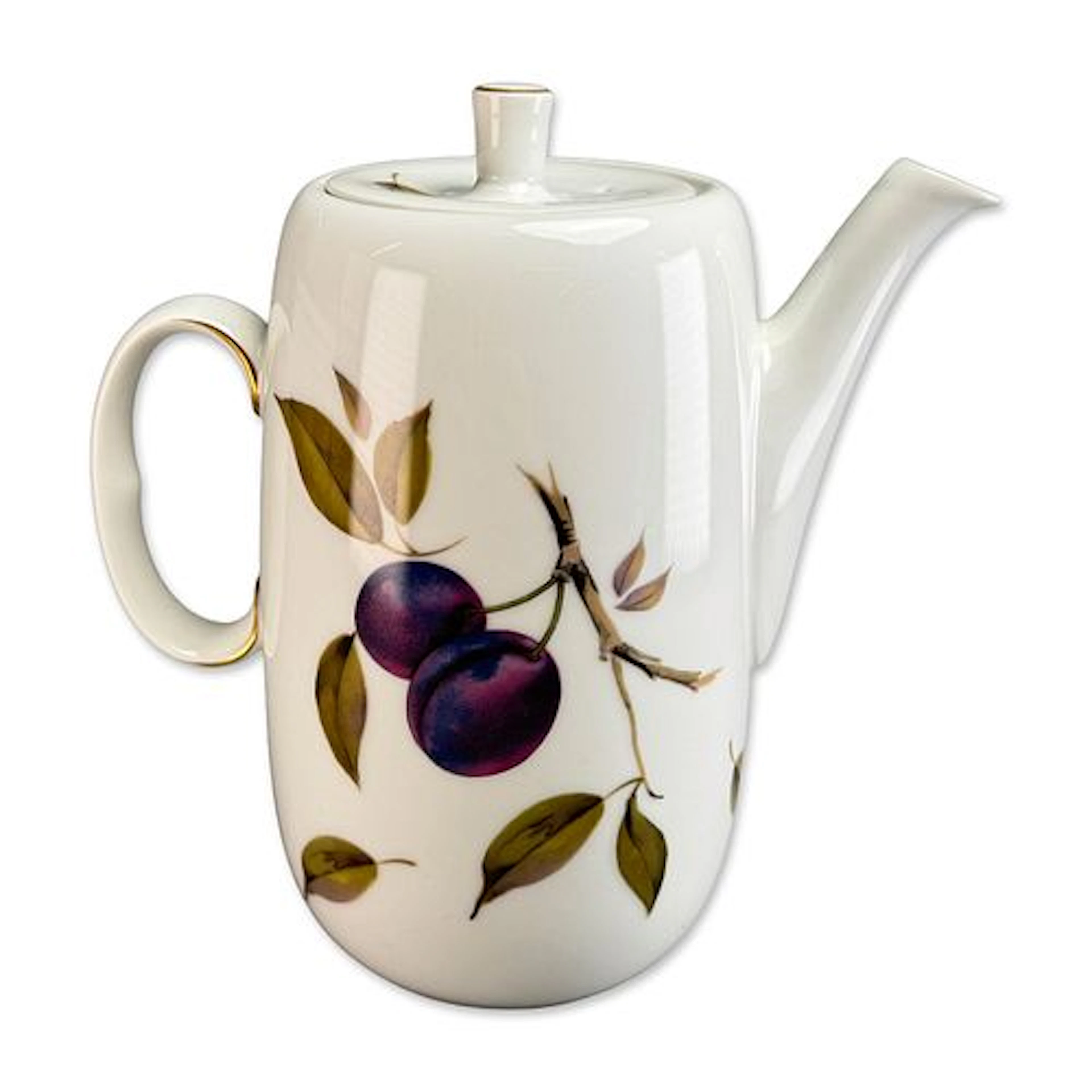 Royal Worcester Evesham Flameproof Porcelain Lidded Coffee Pot