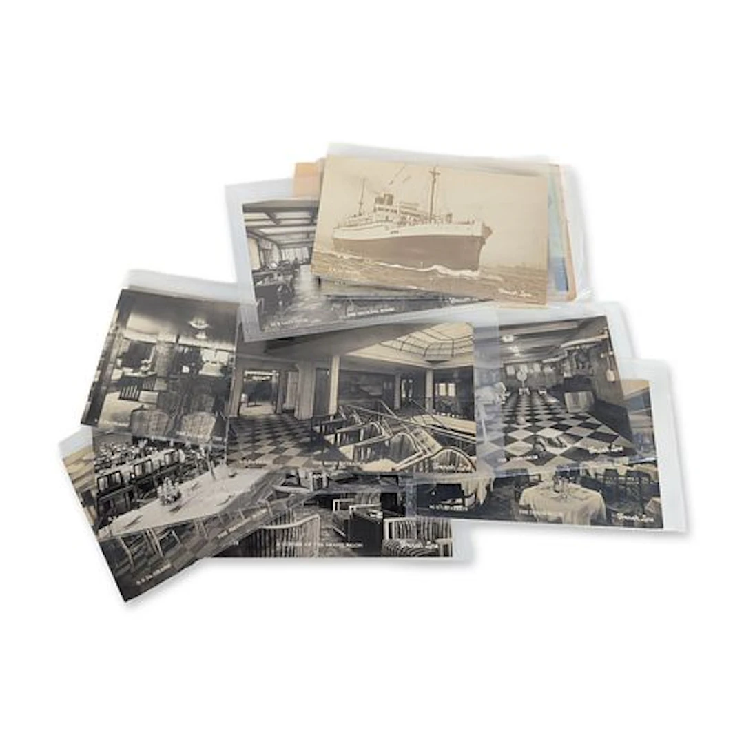 14pc Collection of French Line Ocean Liner Postcards and Normandie