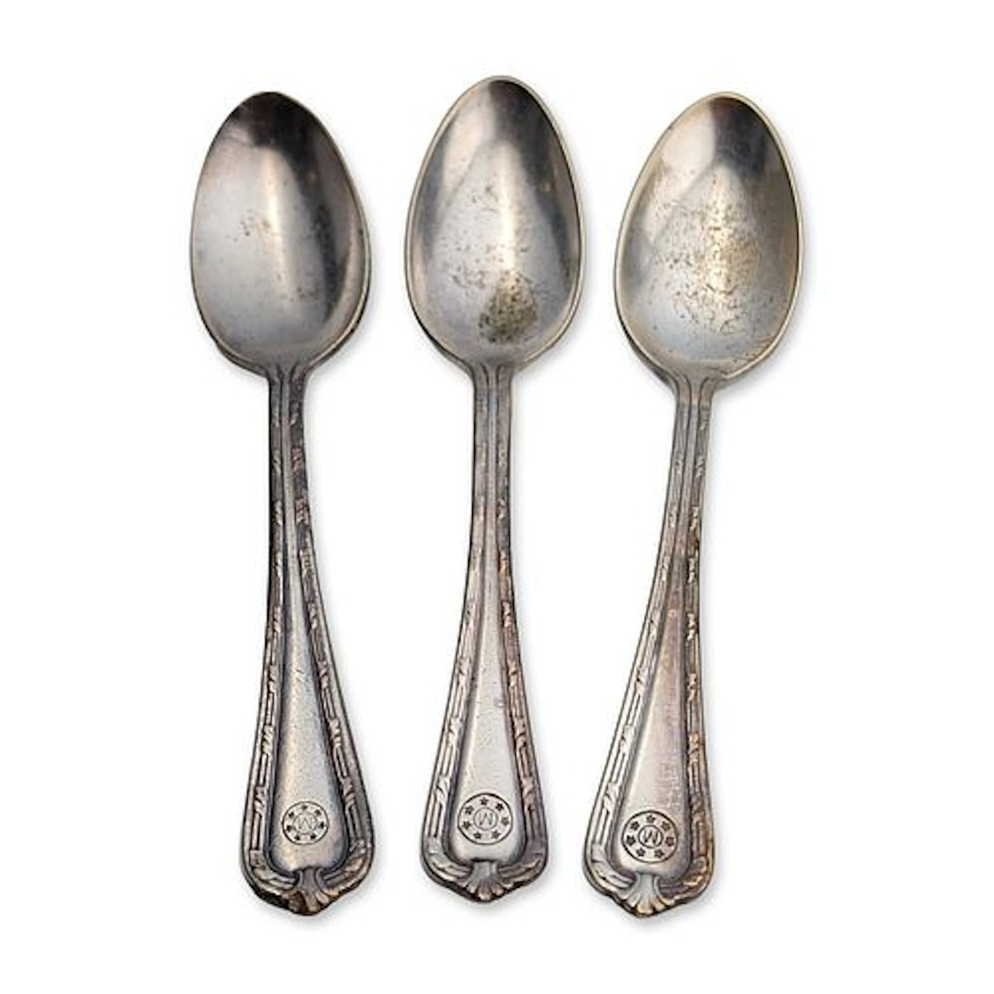 3pc Matson Line International Silver Co. Spoons