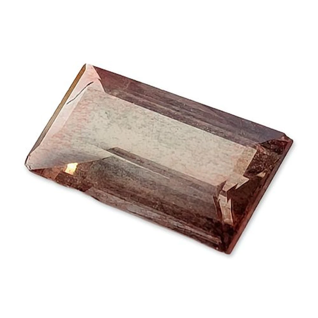 Bicolor Rectangular Step Cut Loose Stone