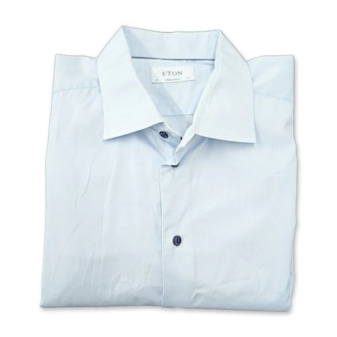 Eton Light Blue Contemporary Fit Dress Shirt