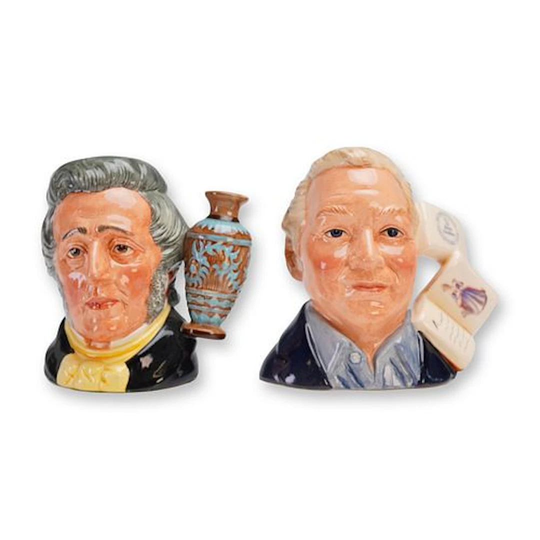 2pc Royal Doulton Small Character Jugs, D6703 and D7156
