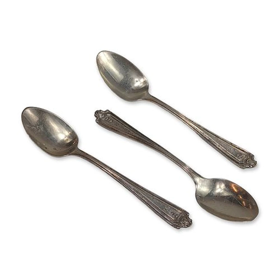 Trio of Lunt Sterling Silver Demitasse Spoons