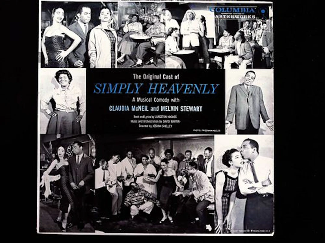 The Original Cast Recording Simply Heavenly Columbia Masterworks OL 5240 1957
