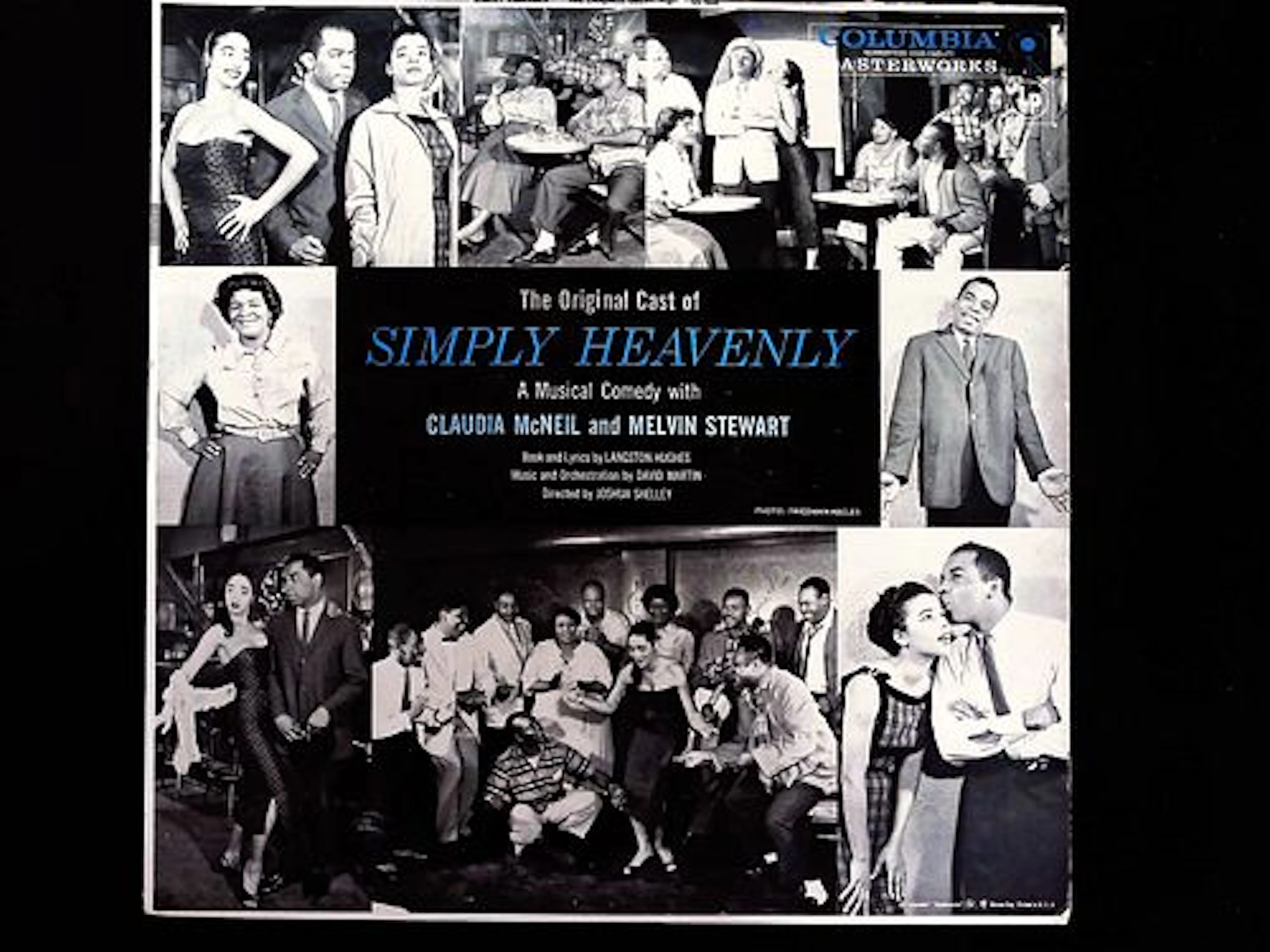 The Original Cast Recording Simply Heavenly Columbia Masterworks OL 5240 1957