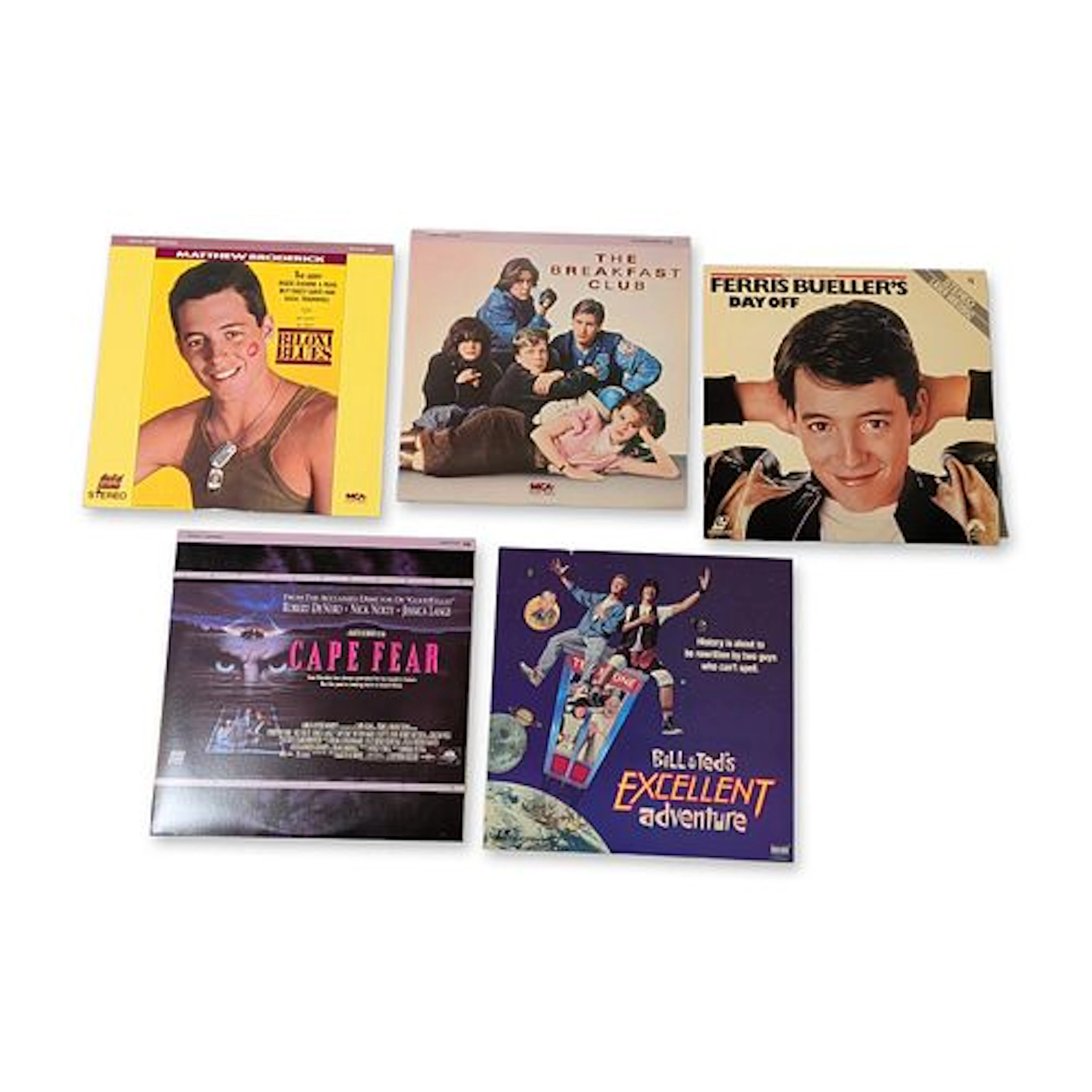 Collection of Five 1980s and 1990s LaserDisc Movies