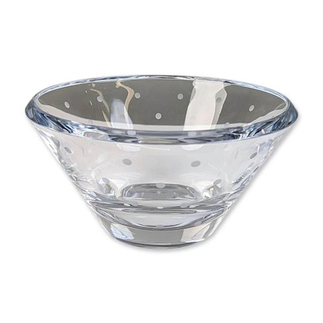 Kate Spade for Lenox Larabee Dot Crystal Bowl