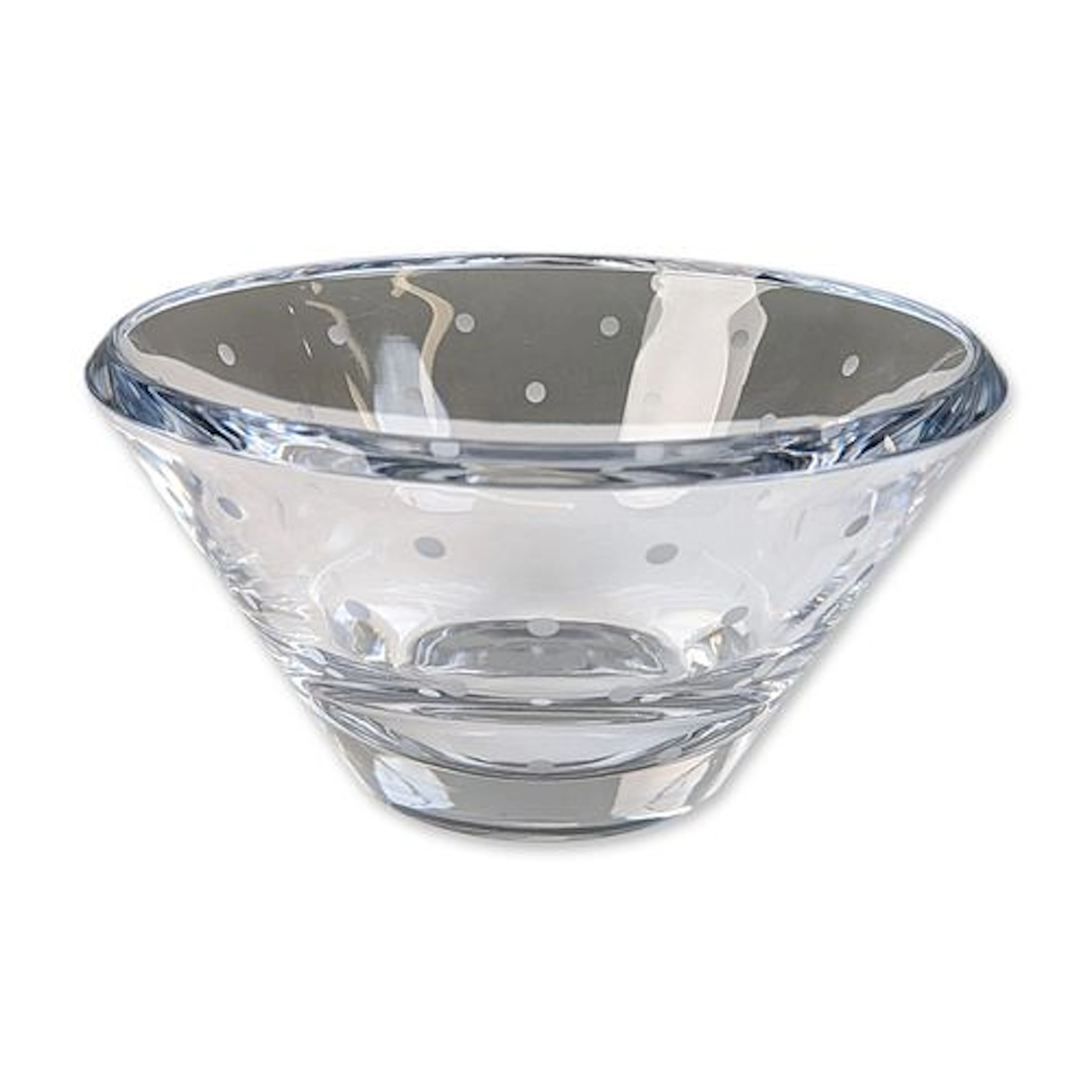 Kate Spade for Lenox Larabee Dot Crystal Bowl