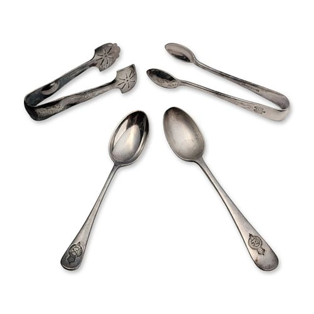 4pc Elkington and Mappin & Webb Flatware Group