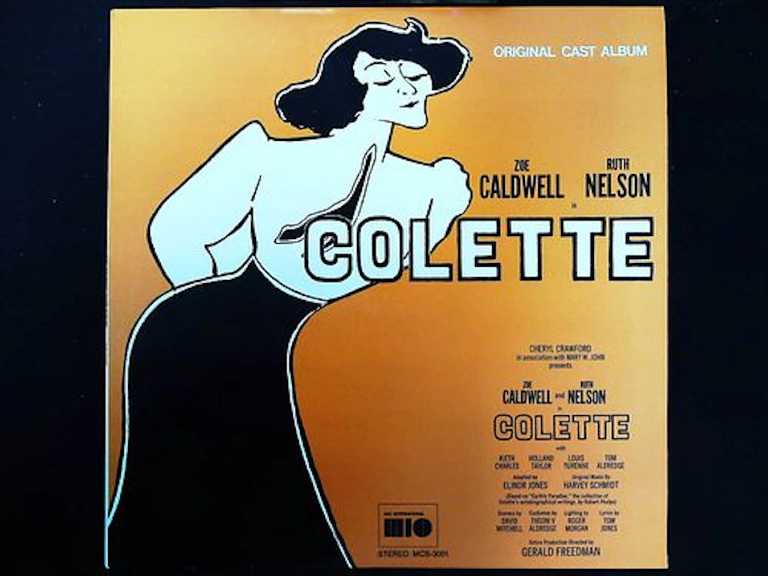 Colette Original Cast Album Zoe Caldwell Harvey Schmidt Tom Jones LP MCS-3001